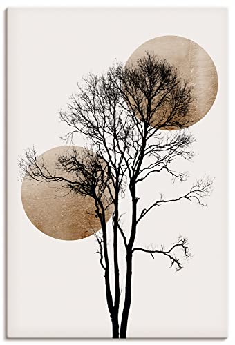 artland-leinwandbilder-mond-baum-silhouette-v-gel-minimalismus image 8