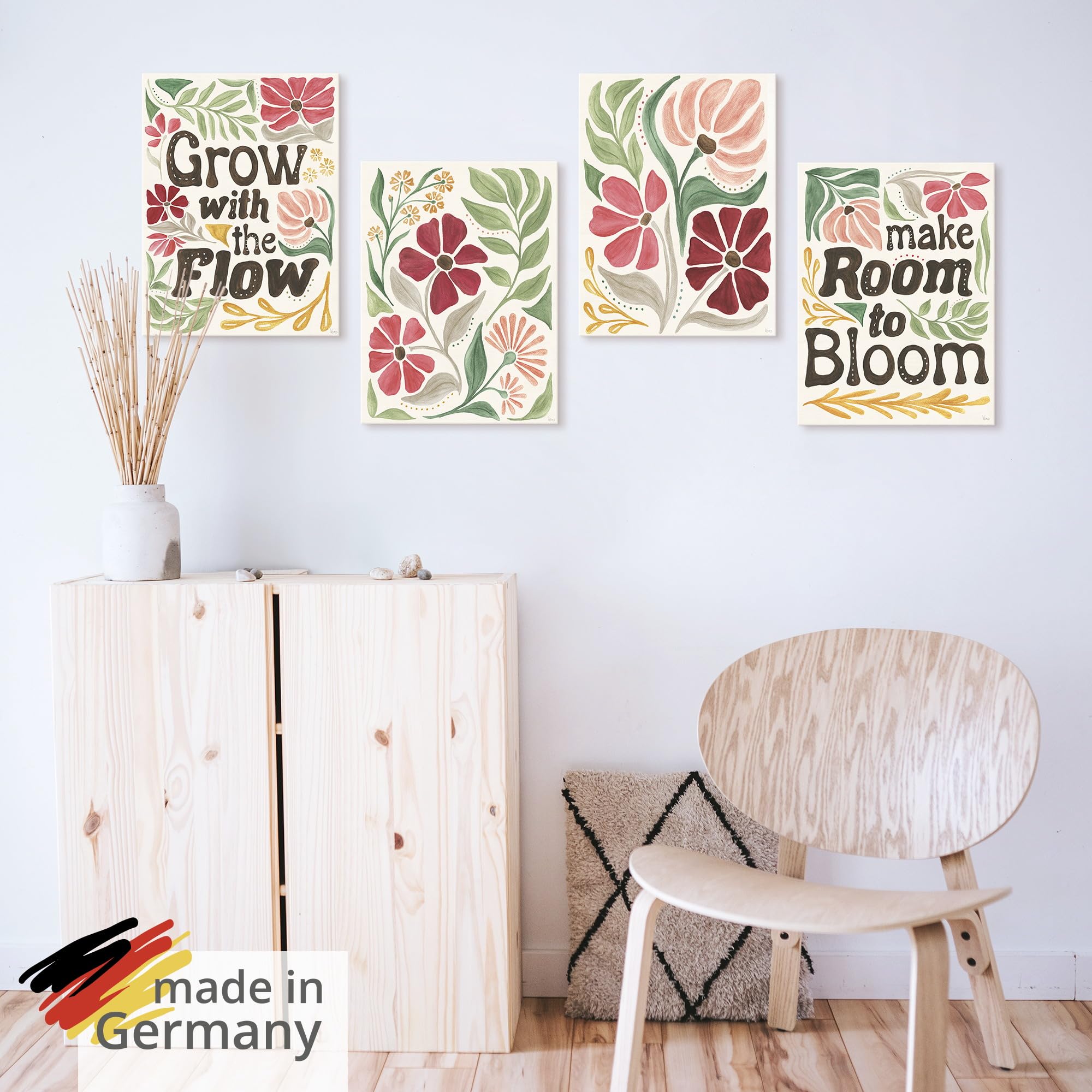 artland-leinwandbilder-modern-petals-set-4tlg-45x60-cm-blumen image 5