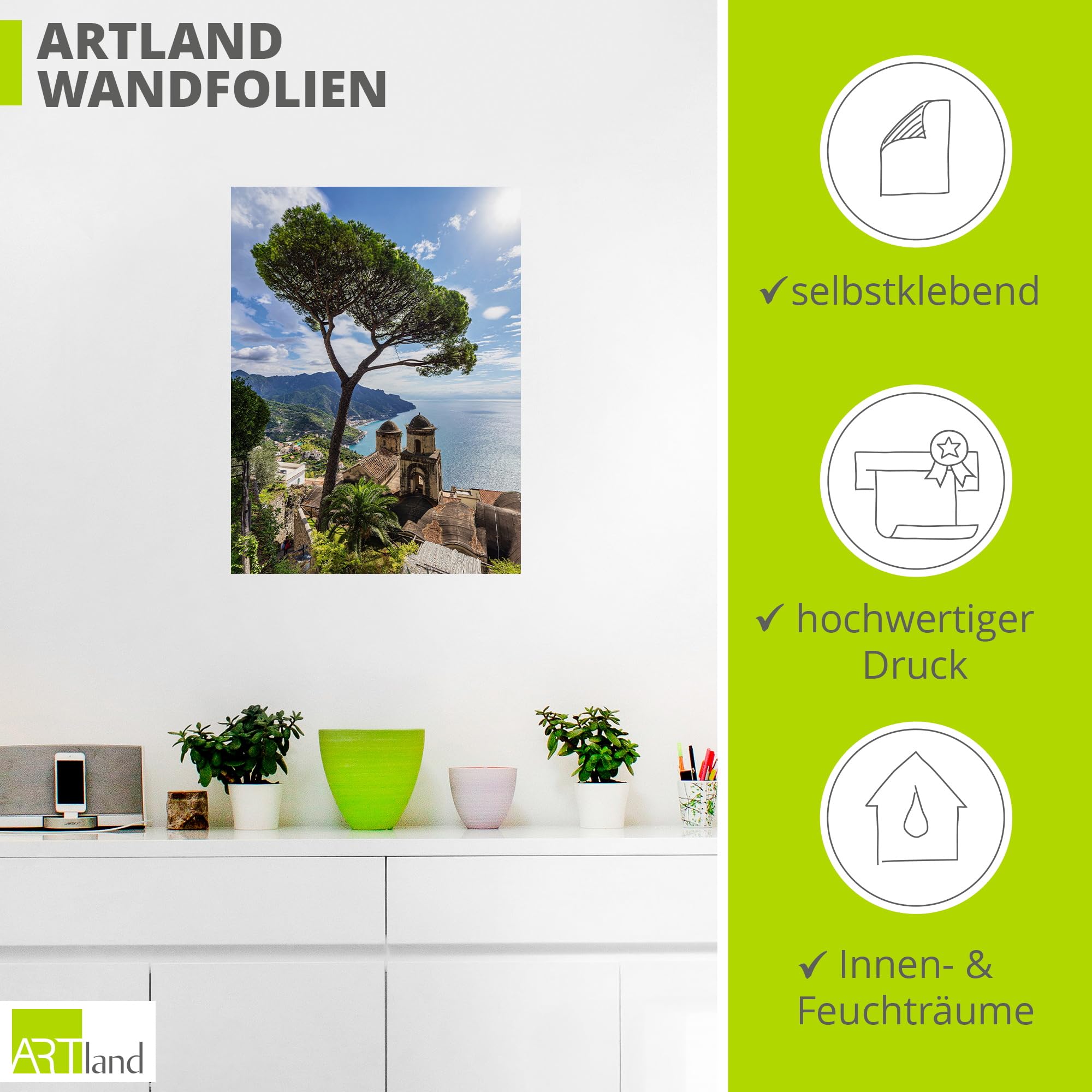 artland-wandaufkleber-ravello-italien-wandtattoo-30x40-cm-mediterran image 3
