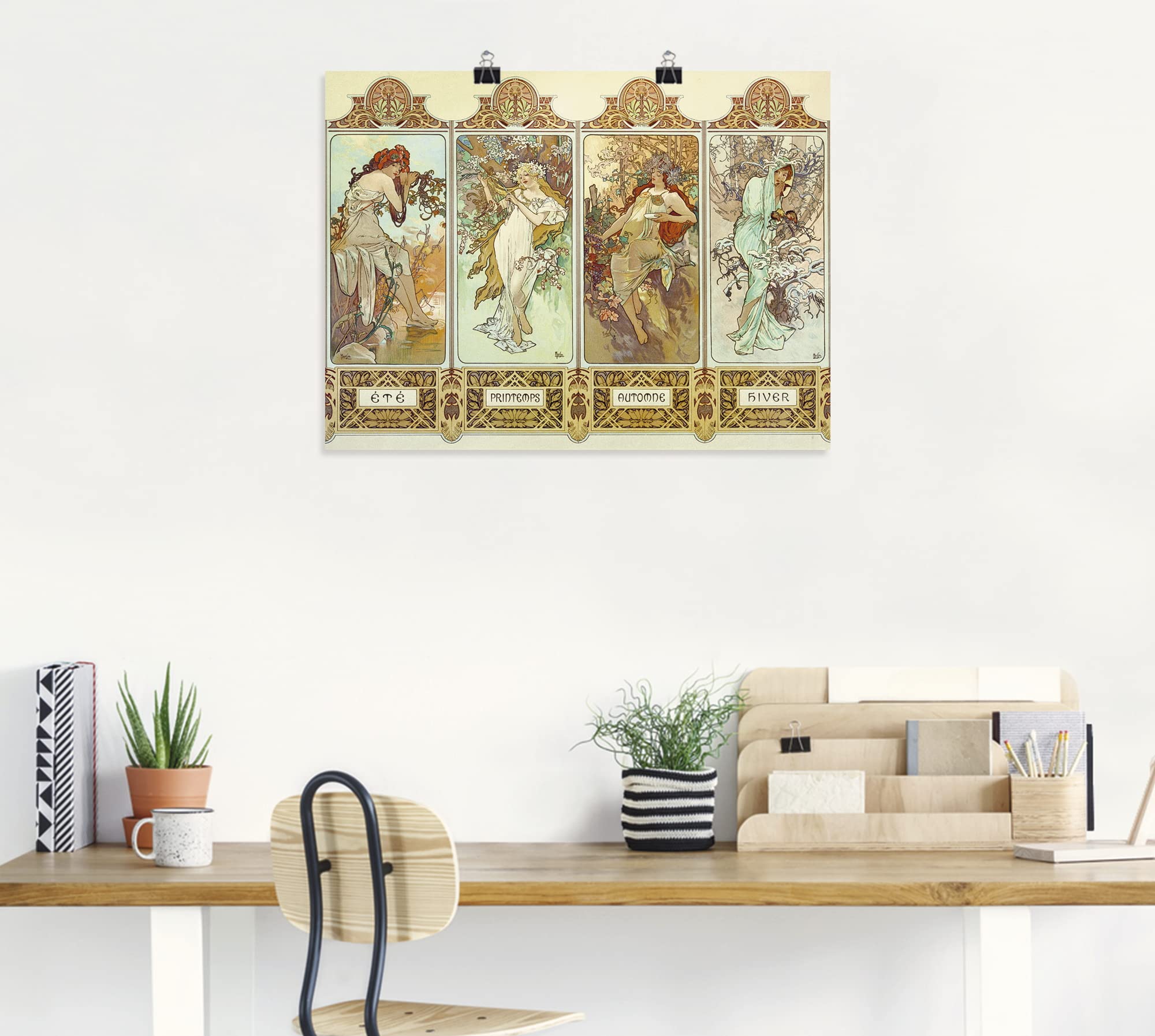 artland-jahreszeiten-kunstdruck-poster-jugendstil-mucha image 7