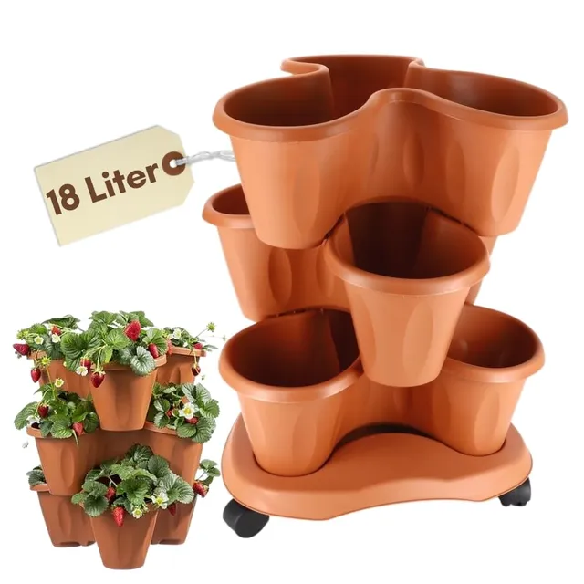 garpet-garten-pflanzturm-3er-set-s-ulentopf-terracotta-stapelbar image 1