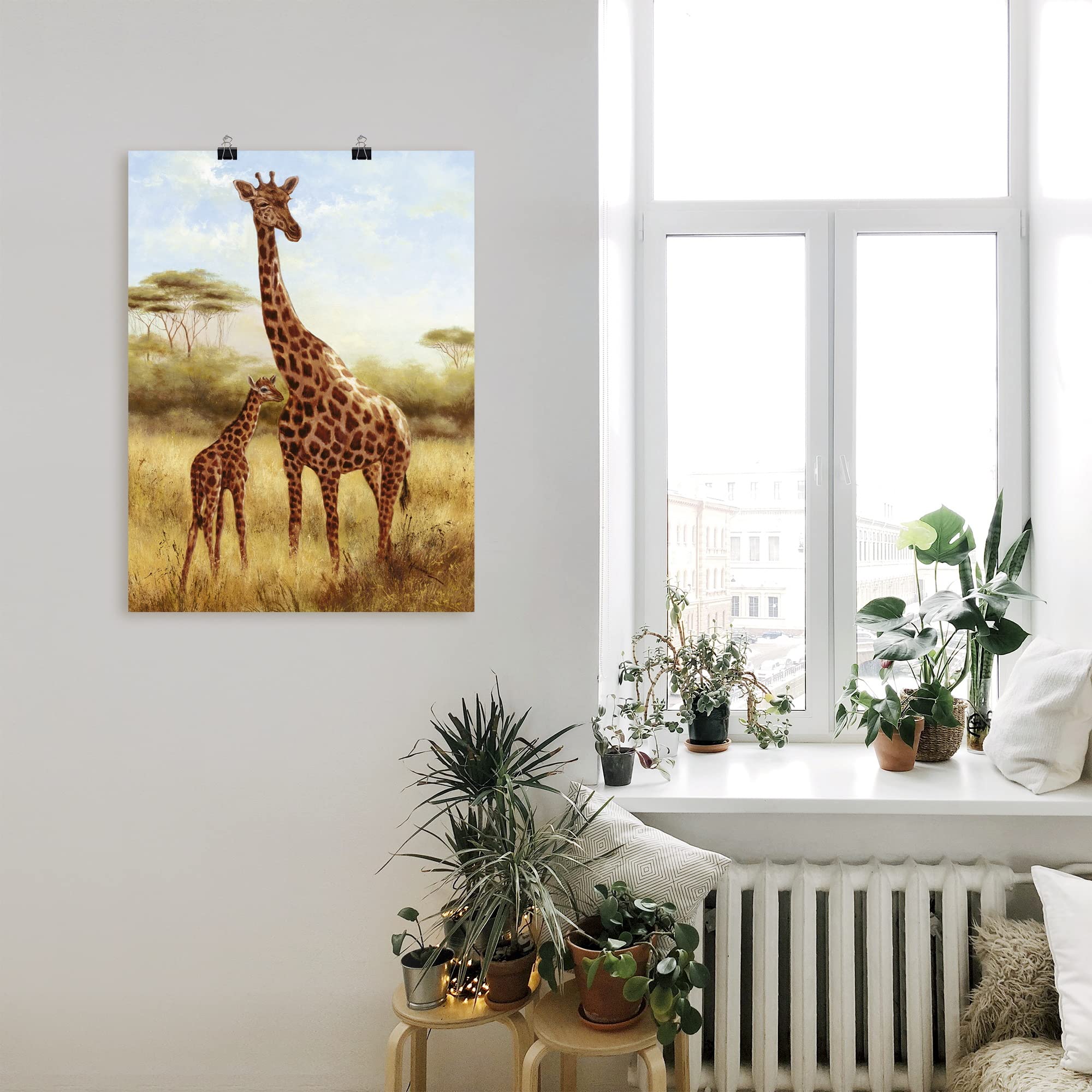 artland-giraffe-poster-90x120-cm-tiermotiv image 7