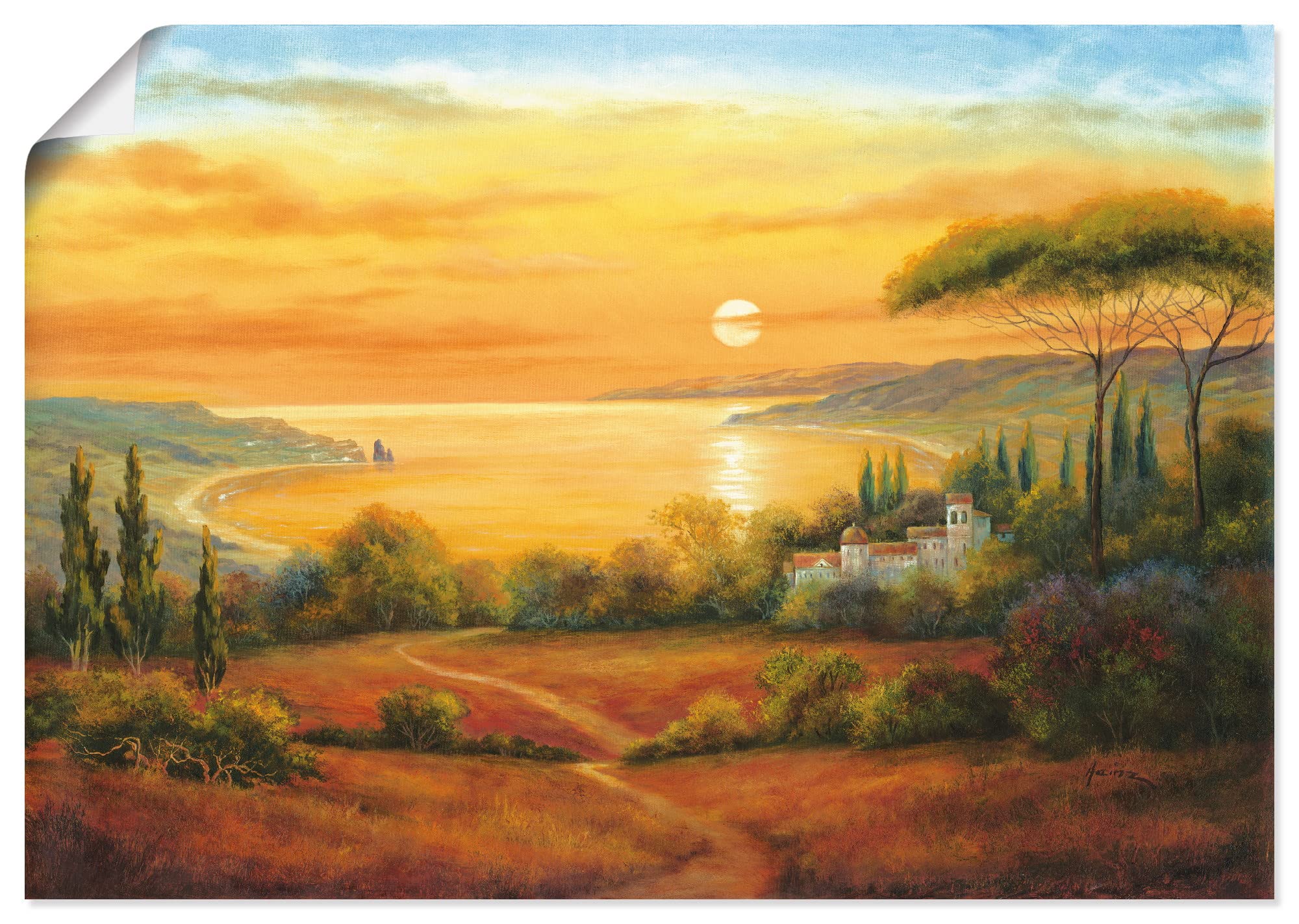 artland-kunstdrucke-capri-poster-60x40-cm-ungerahmt image 3