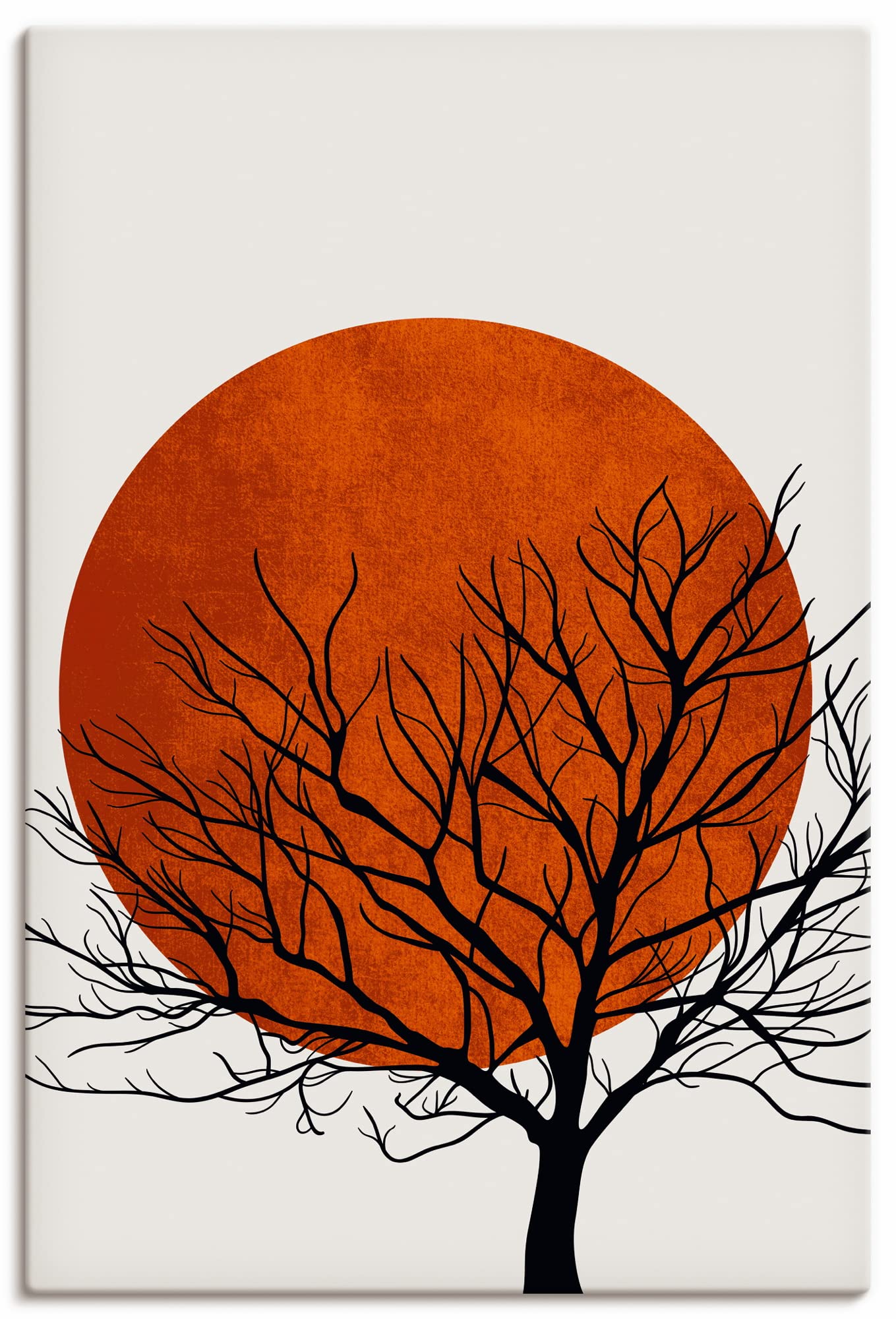 artland-leinwandbilder-mond-baum-silhouette-v-gel-minimalismus image 4