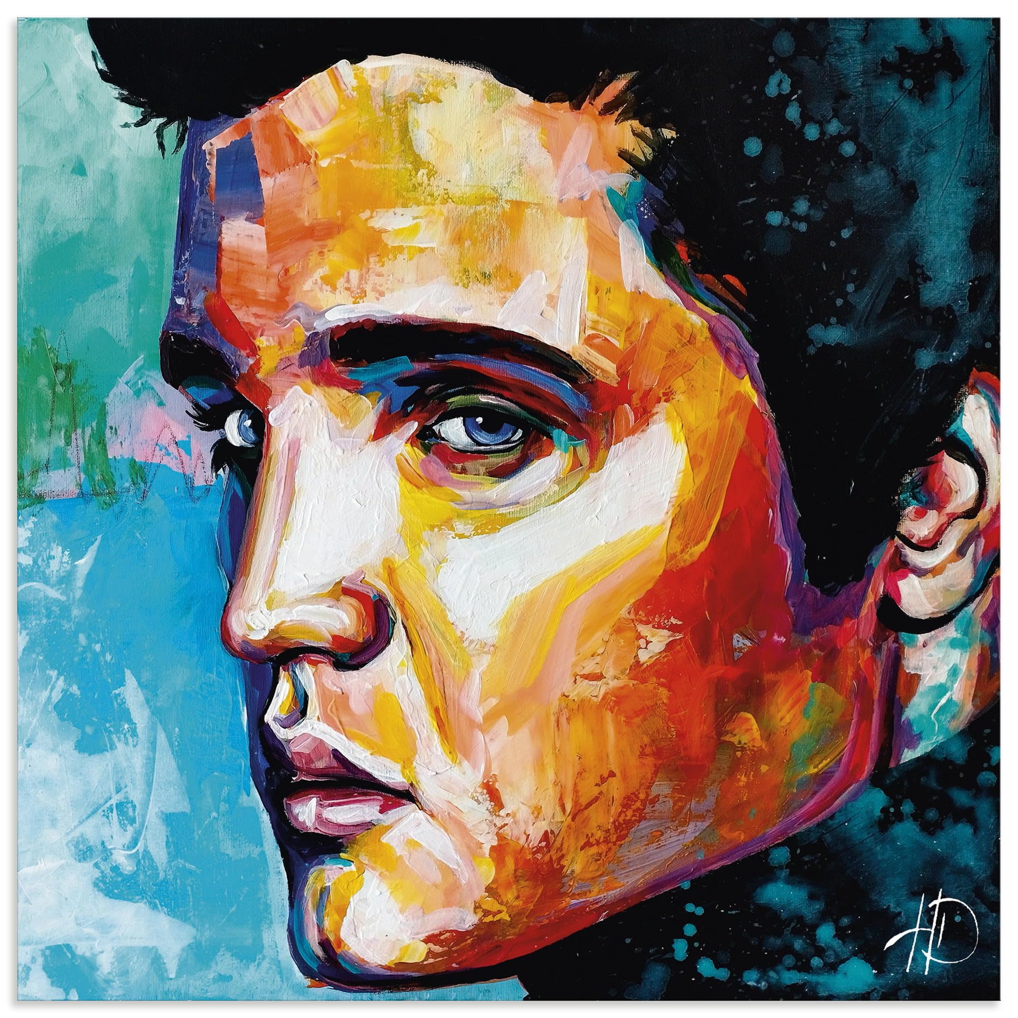 artland-alubilder-elvis-presley-alubild-50x50-cm-wetterfest image 1