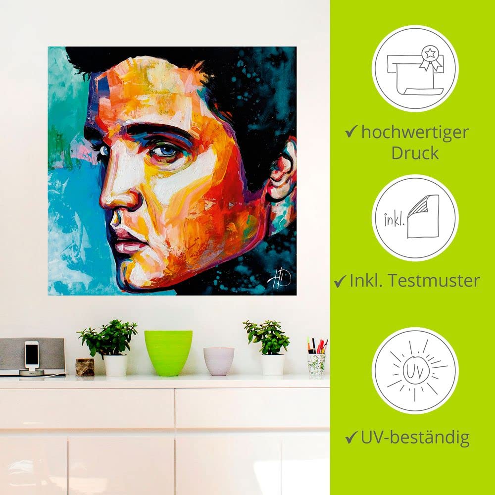 artland-wandaufkleber-elvis-presley-wandtattoo-60-x-80-cm-vinyl image 2