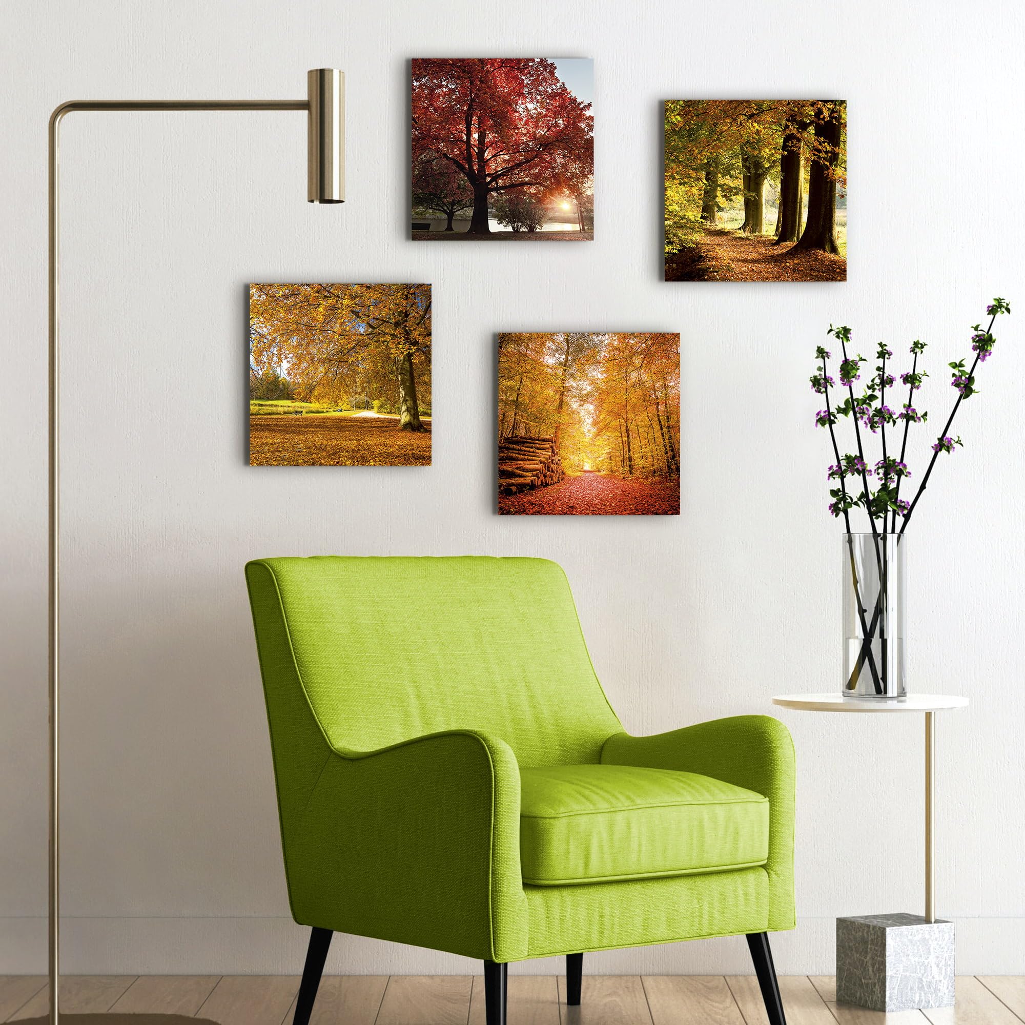 artland-leinwandbilder-k2uq-set-4x30x30-cm-herbst-b-ume image 6