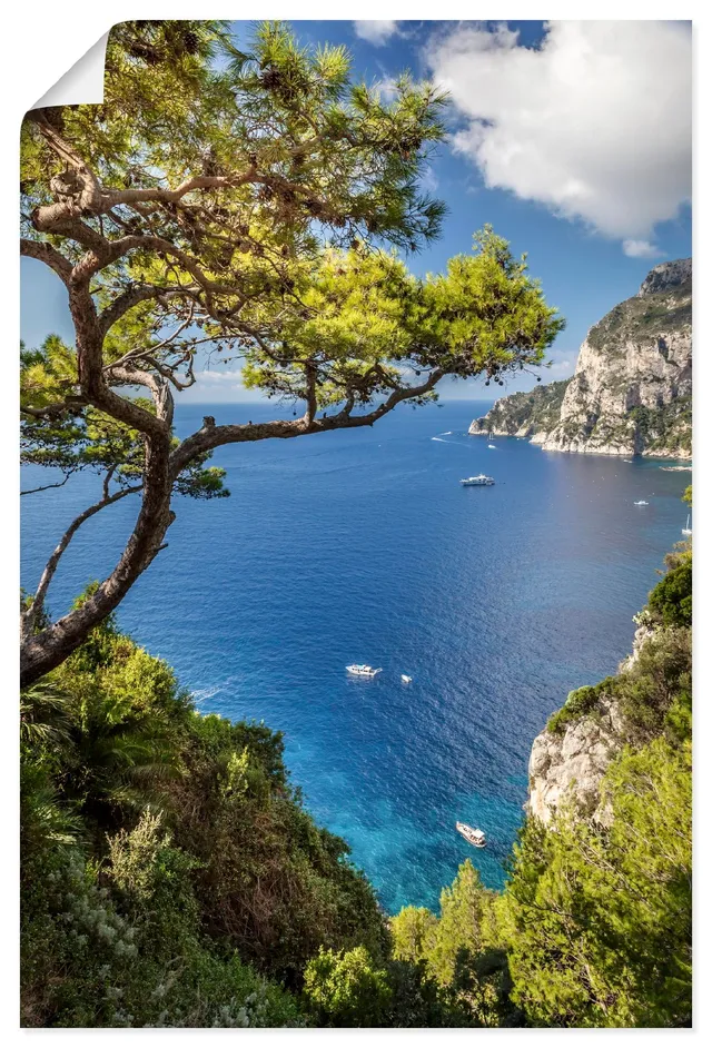 artland-kunstdrucke-capri-poster-60x40-cm-ungerahmt image 1