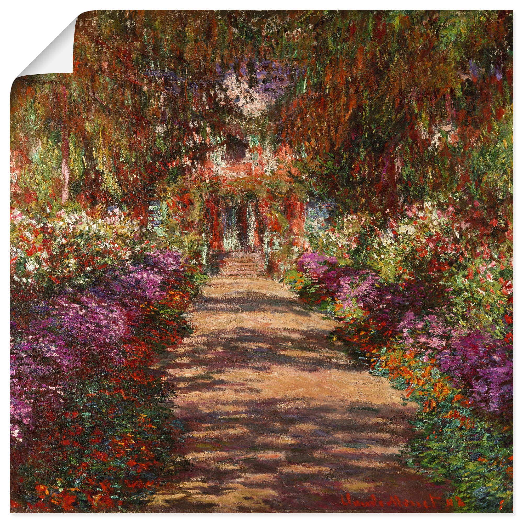 artland-kunstdrucke-poster-gartentor-80x60-cm-monet image 4