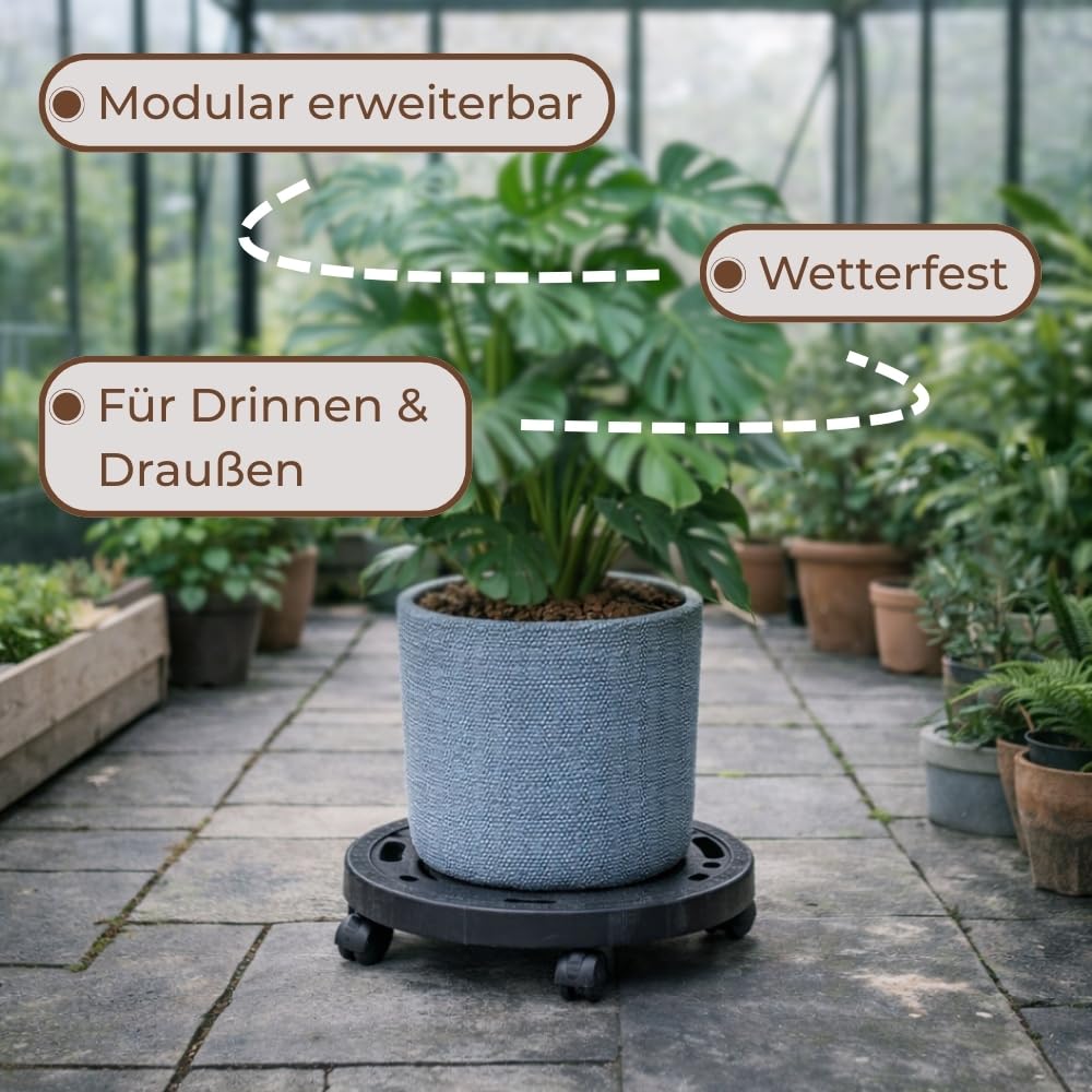 garpet-garten-pflanzenroller-rund-schwarz-30-cm image 3