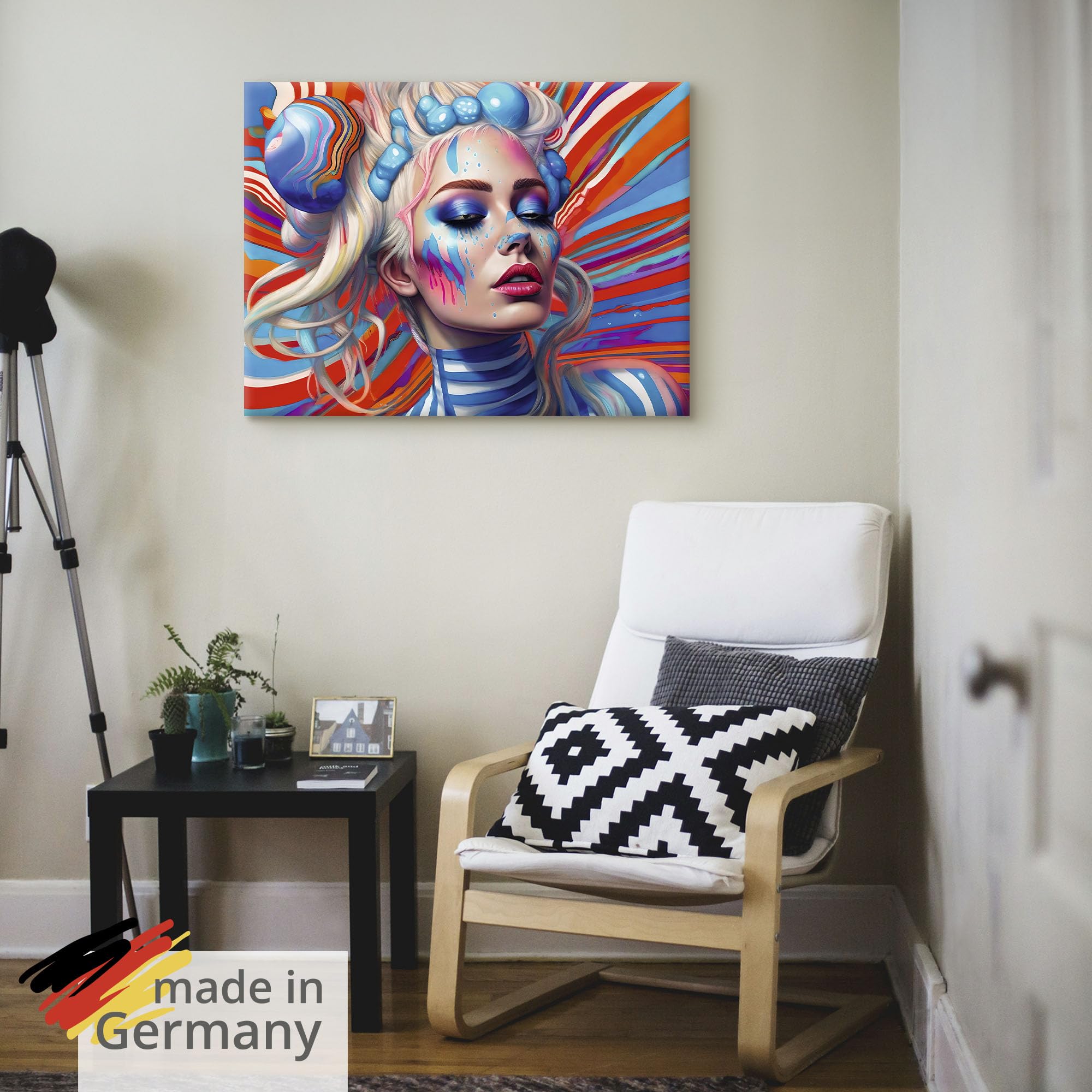 artland-leinwandbilder-frau-pop-art-u5pj-leinwandbild-40x30-cm-bunt image 5