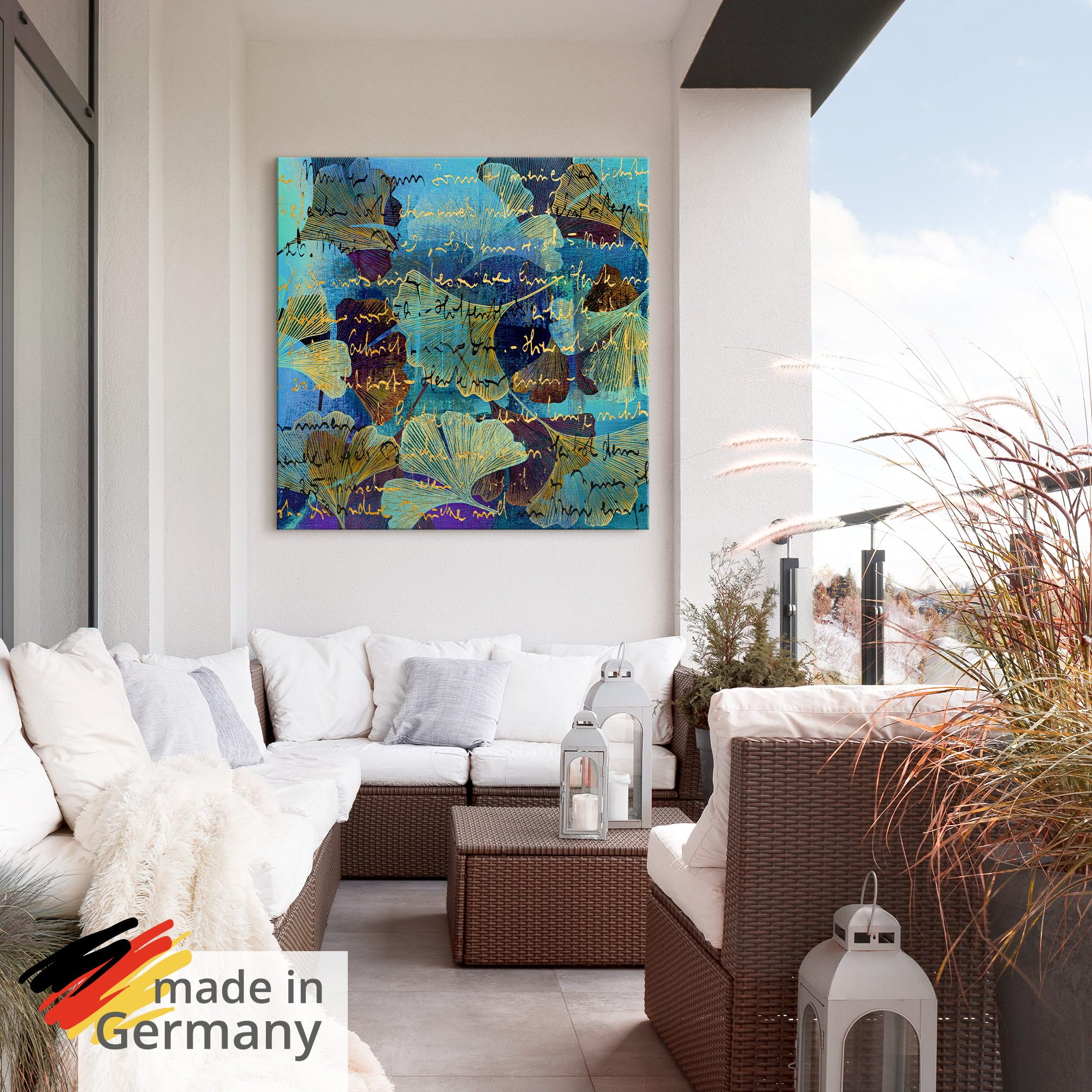 artland-alubilder-u5yj-alubild-ginkgo-blau-40x40-cm-outdoor image 5