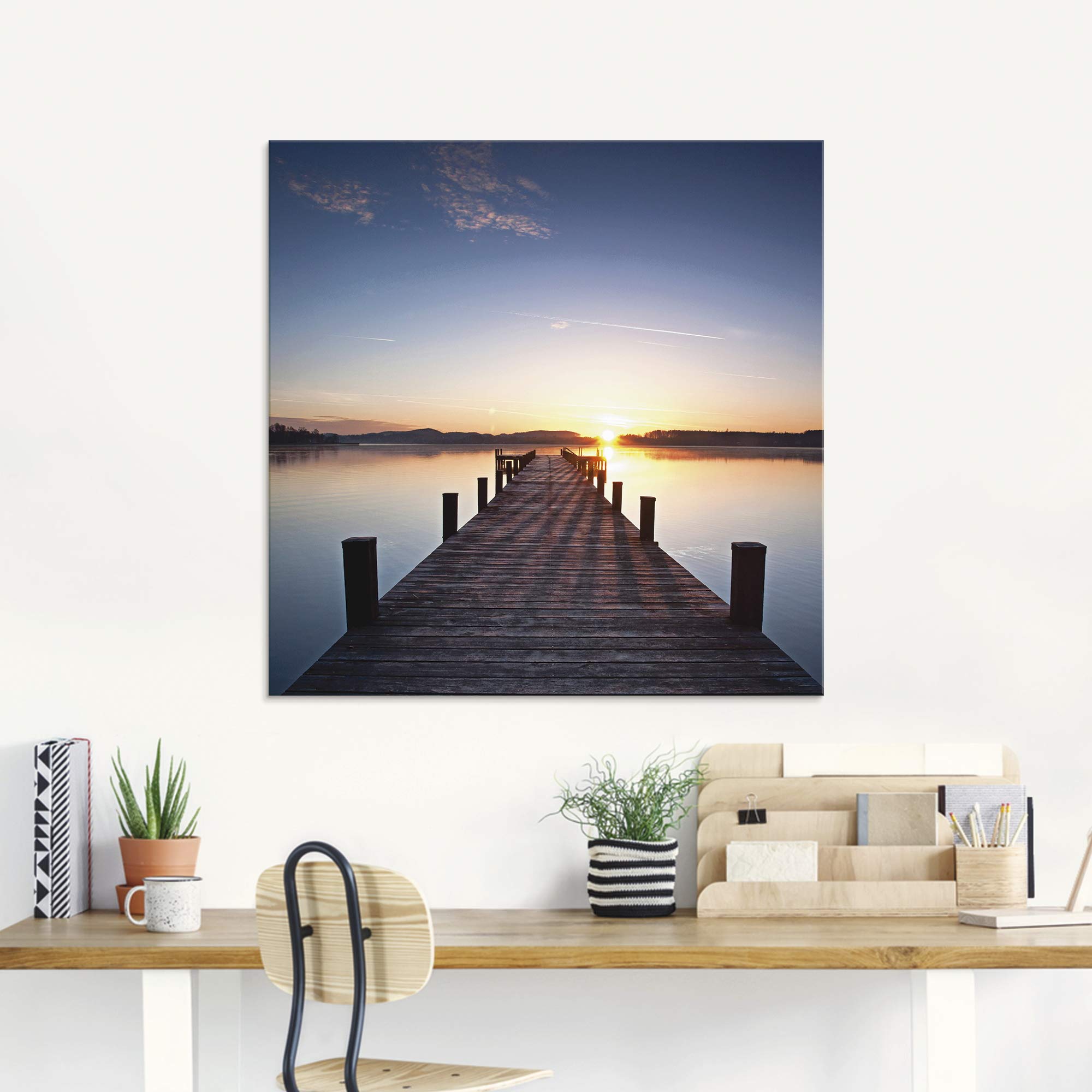 artland-glasbilder-t9mv-glasbild-sonnenuntergang-steg-100x50-quer image 7