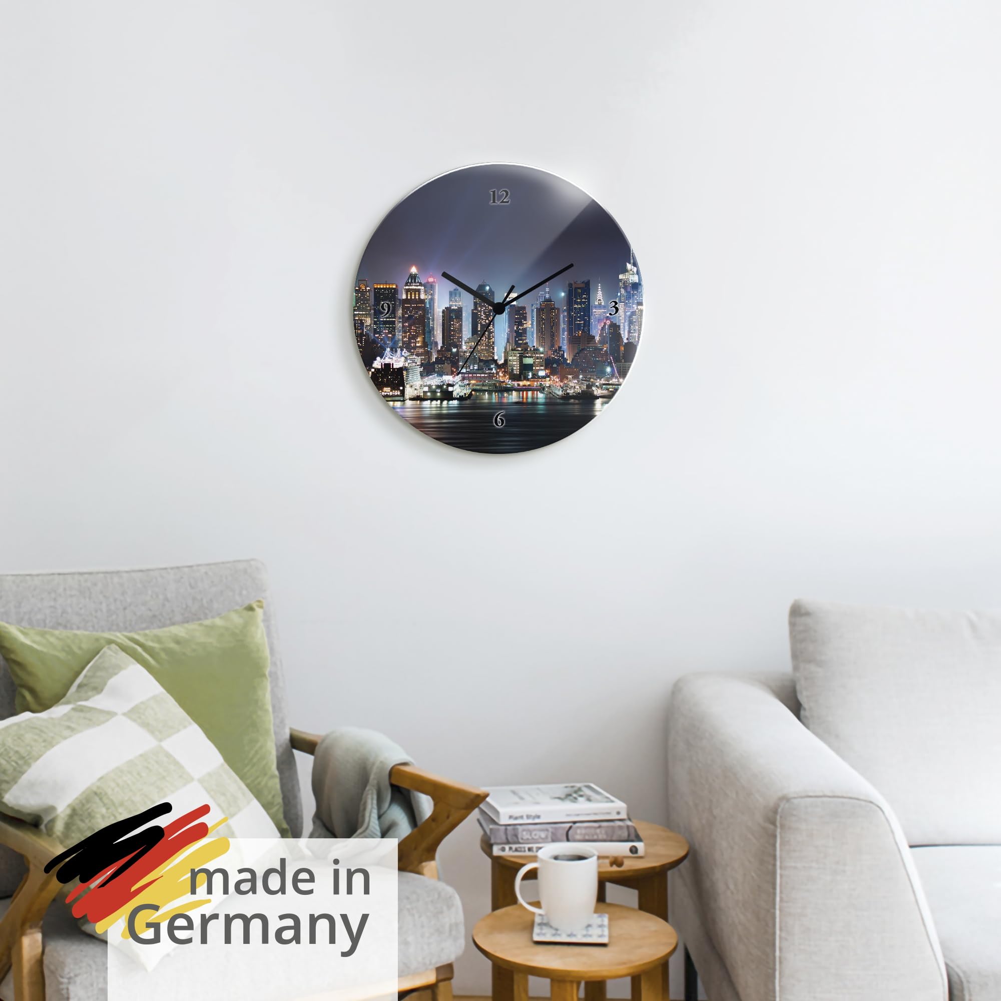 artland-wanduhren-new-york-times-square-funkuhr-30-cm image 6