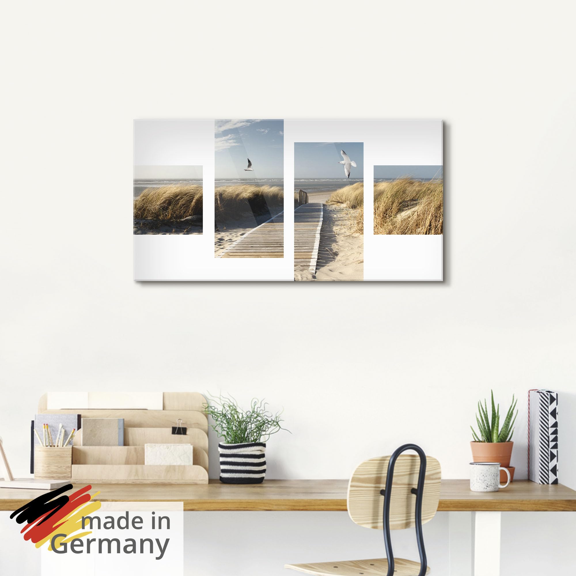 artland-glasbilder-glasbild-30x60-cm-strand-meer-t9nj image 5