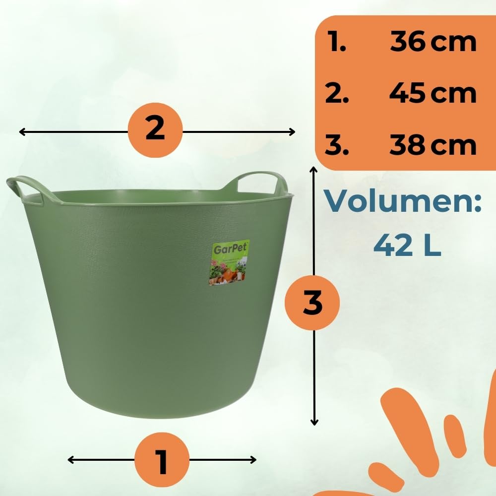 garpet-wohnen-flexibler-eimer-42l-w-schekorb-2er-set-rund image 2