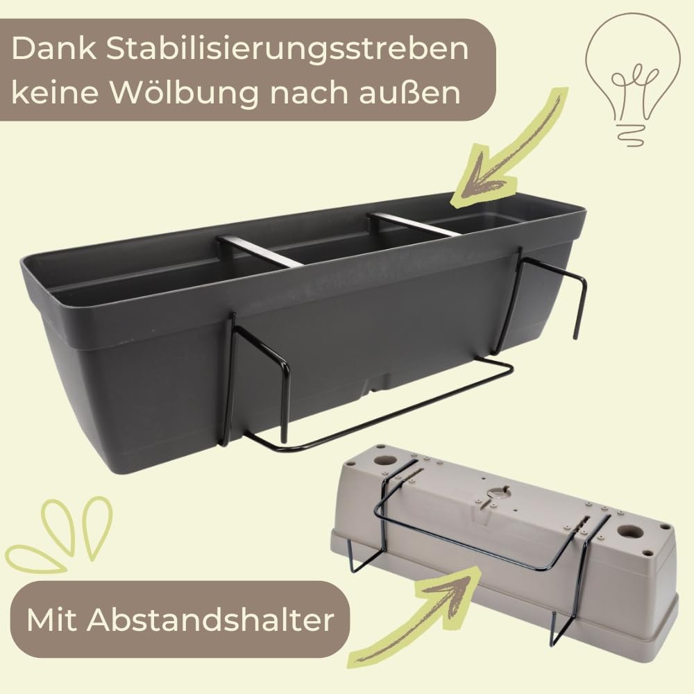 garpet-garten-blumenkasten-50-cm-balkonkasten-anthrazit-wasserspeicher image 6