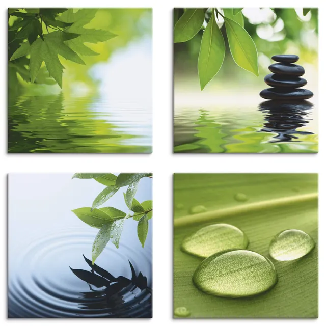 artland-leinwandbilder-wellness-set-4tlg-30x30-cm-zen image 1