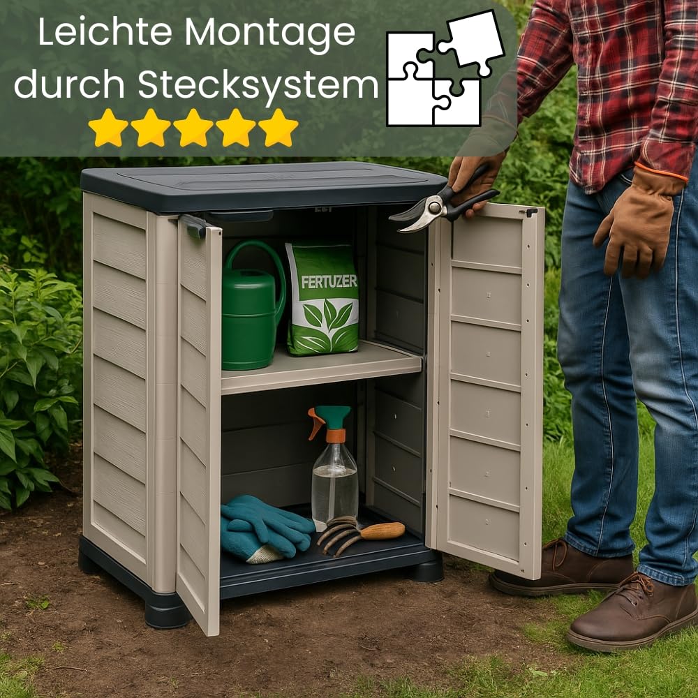 garpet-garten-gartenschrank-89-cm-kunststoff-wetterfest-abschlie-bar image 7