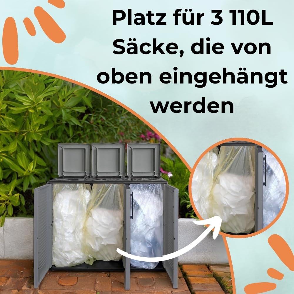 garpet-garten-m-lltrennsystem-3fach-m-llbox-110l-mit-deckel image 3