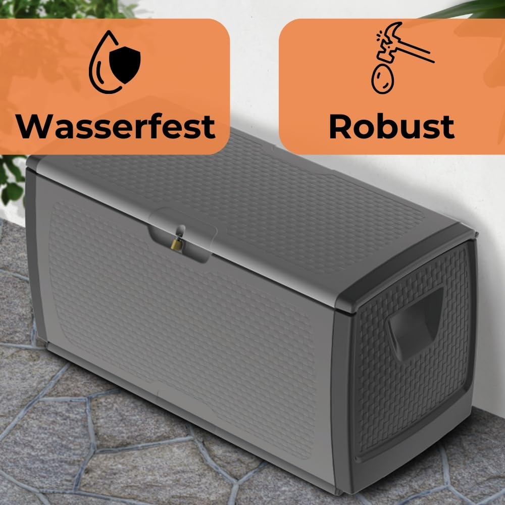 garpet-garten-gartenbox-430-l-wasserdicht-mit-rollen-grau image 6