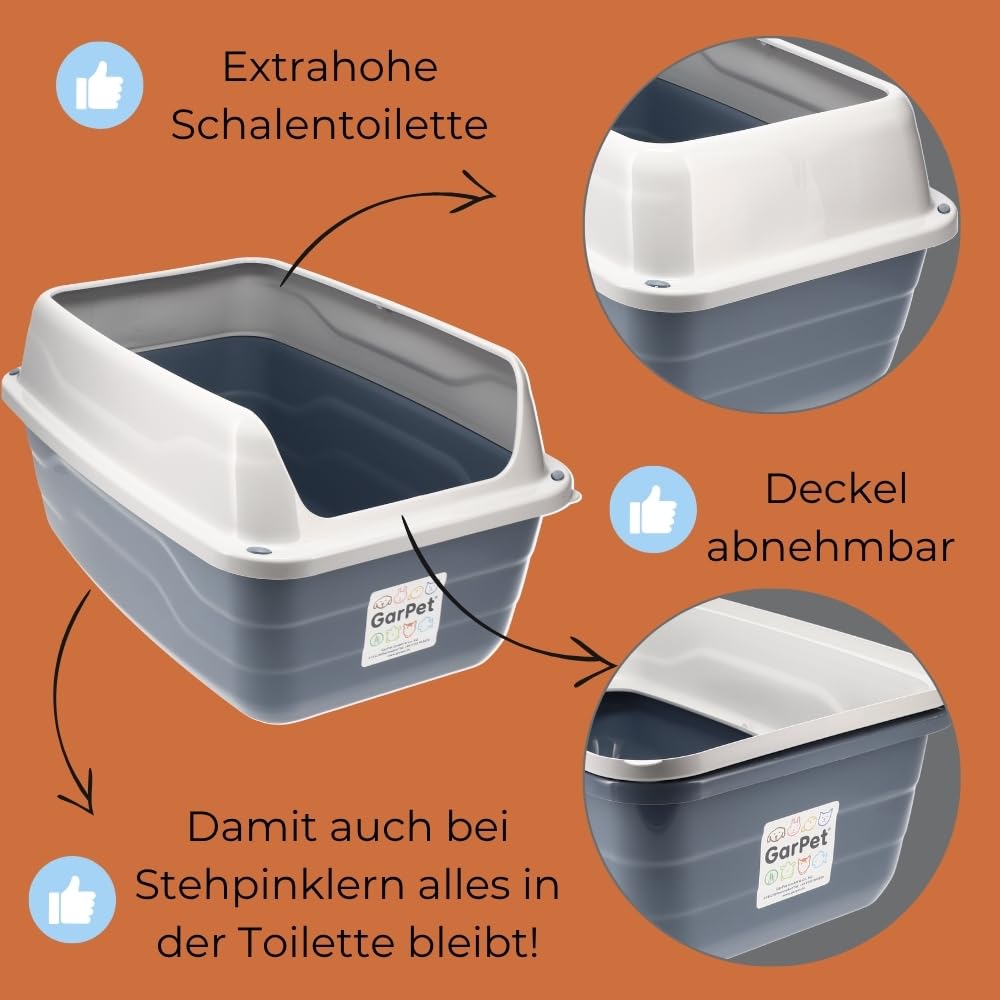 garpet-tierwelt-xxl-katzentoilette-offen-hoher-rand-56x40-cm image 4