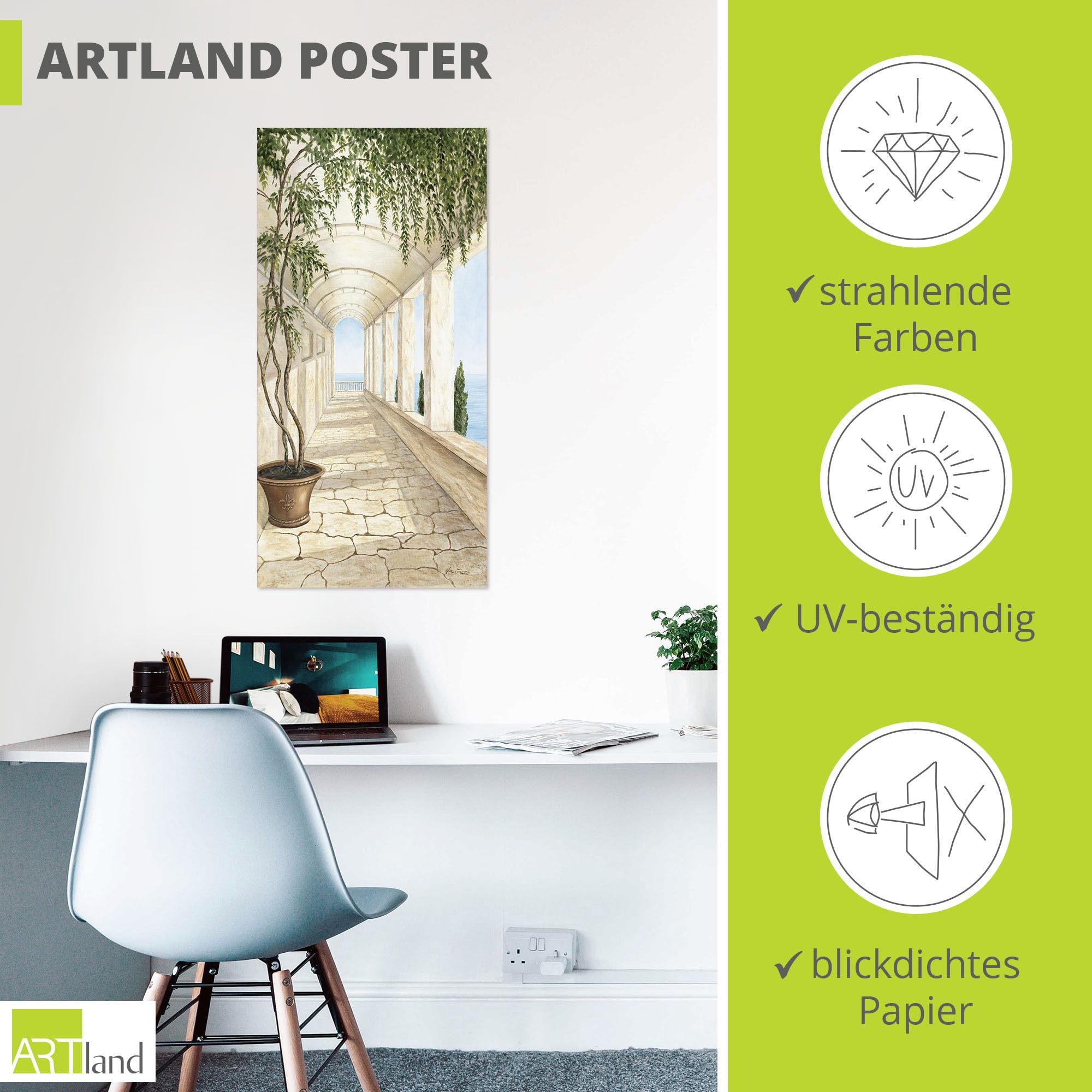 artland-capri-poster-50x100-cm-architektur-panorama-creme image 3