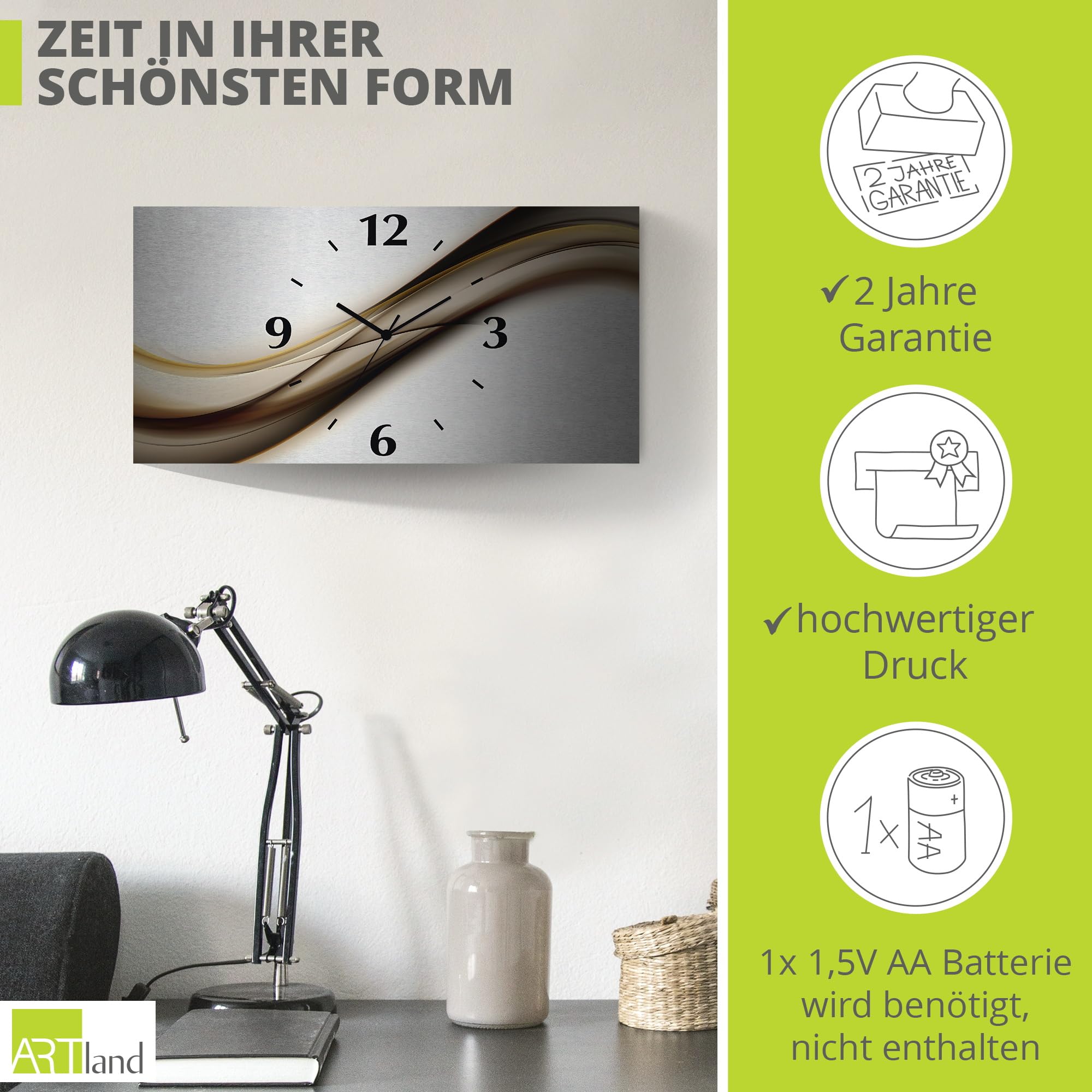 artland-wanduhren-welle-funkuhr-60x30-cm-lautlos image 3