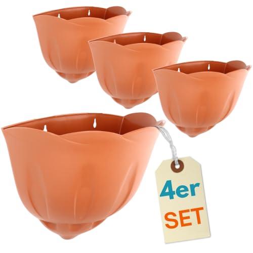 garpet-garten-wandtopf-4er-set-terrakotta-wandmontage image 7