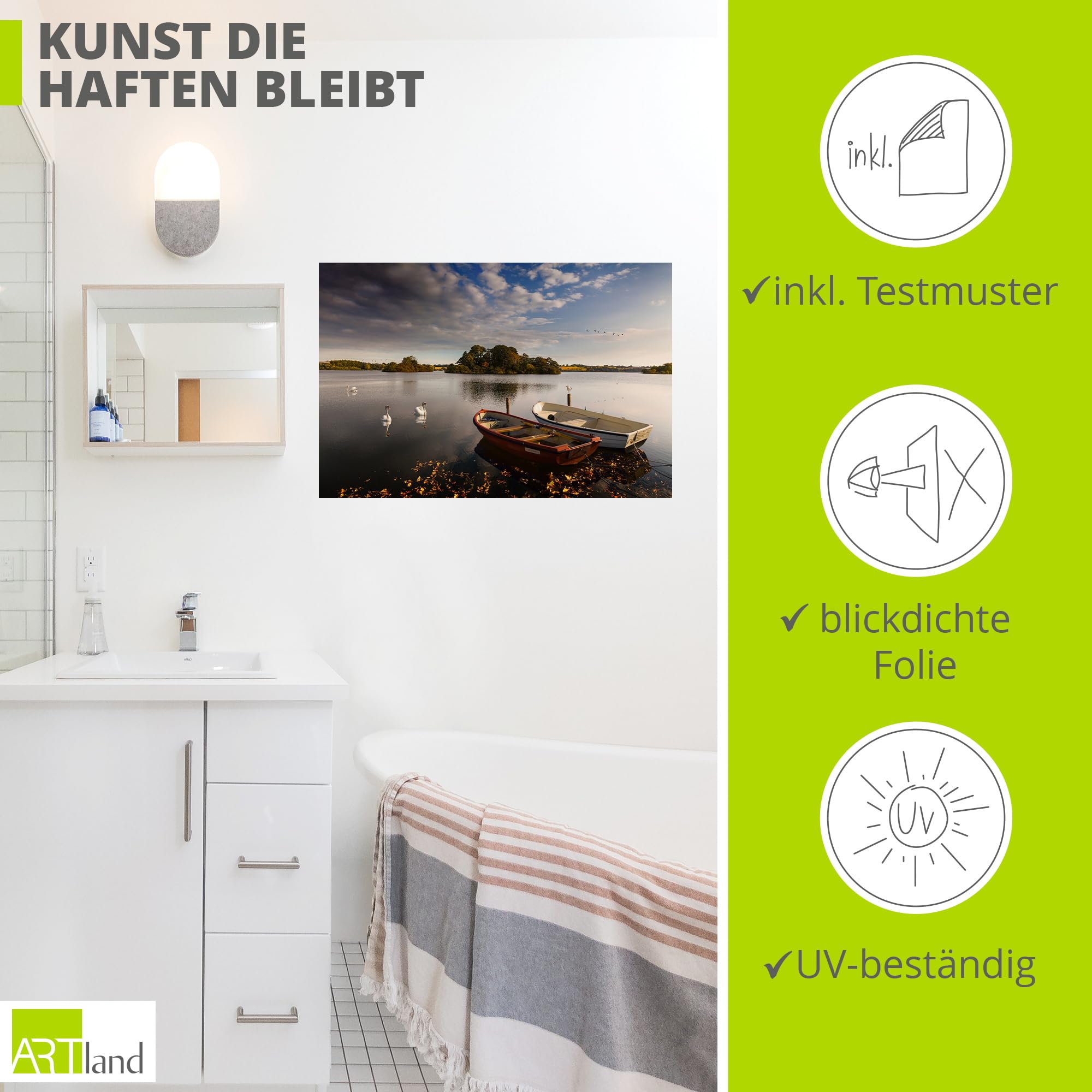 artland-wandaufkleber-see-boote-wandtattoo-120x80-cm image 2