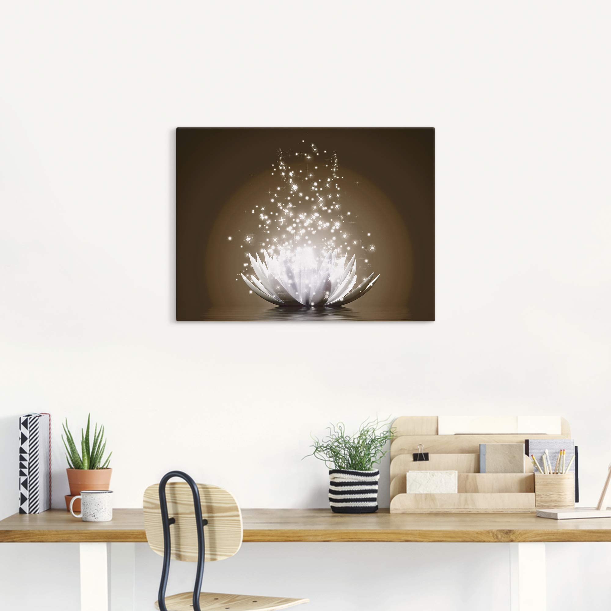 artland-leinwandbilder-seerose-40x30-cm-blumen-natur image 7