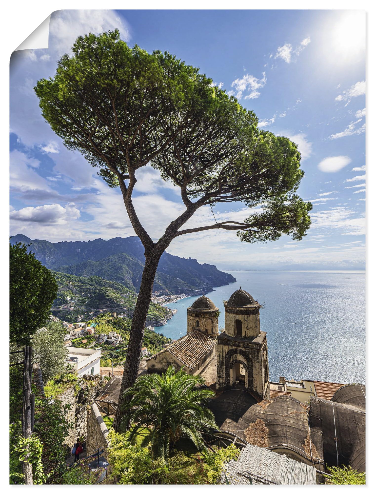 artland-kunstdrucke-atrani-poster-60x40-cm-amalfi-sommer image 7