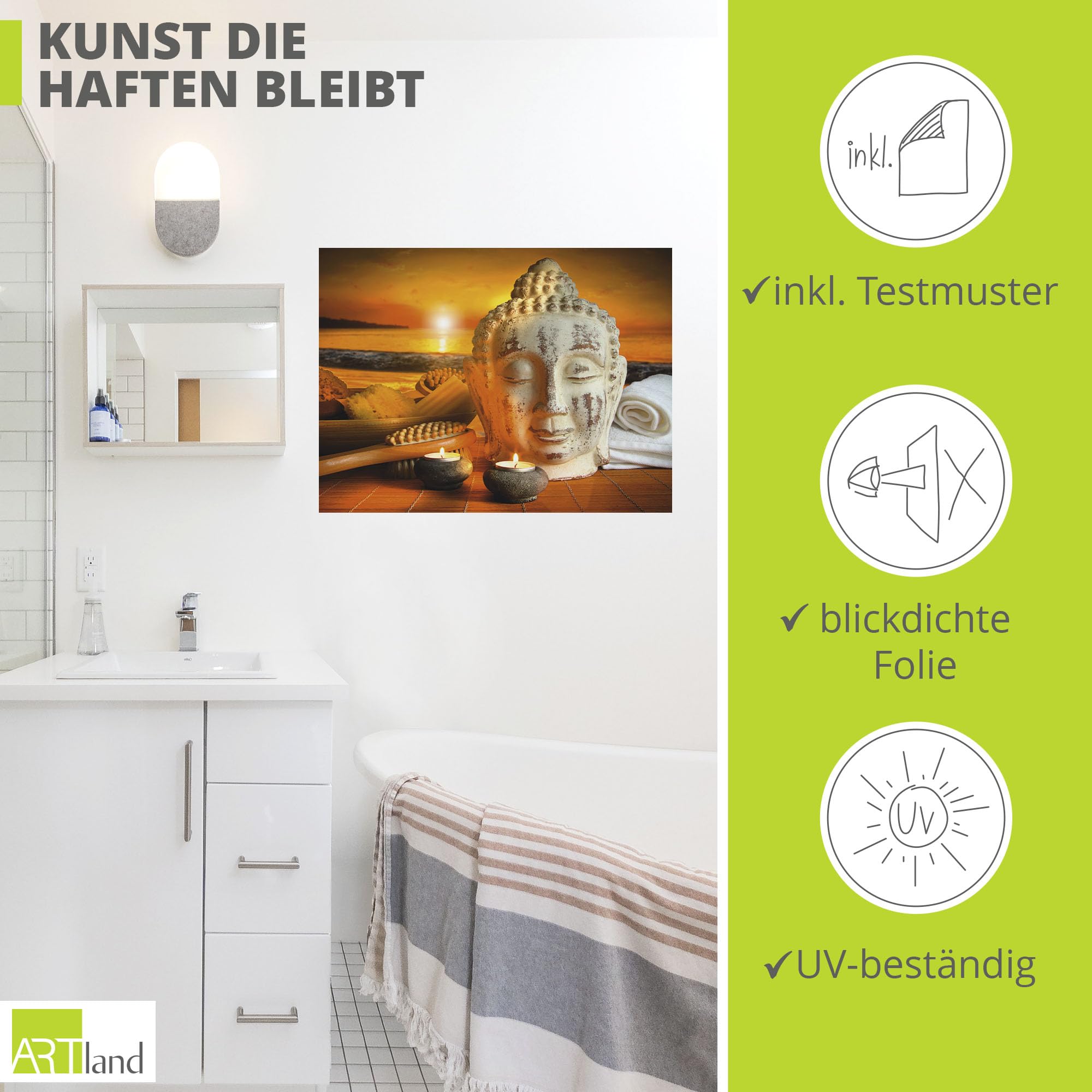 artland-buddha-wandtattoo-vinyl-wellness-zen-selbstklebend image 2