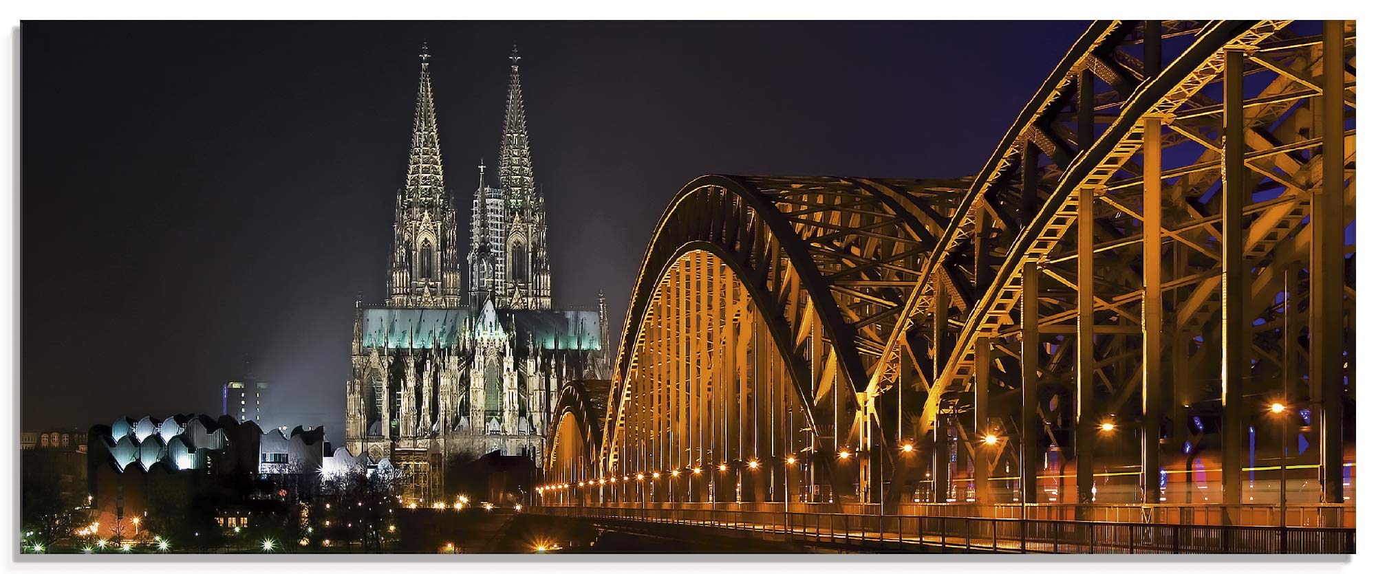 artland-glasbilder-t5tt-glasbild-k-lner-dom-125x50-cm-querformat image 1