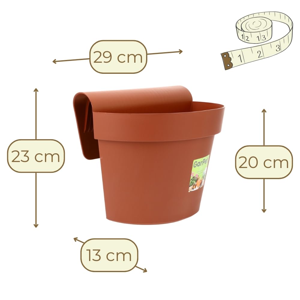 garpet-garten-gel-ndertopf-2er-set-terracotta-wasserspeicher image 2