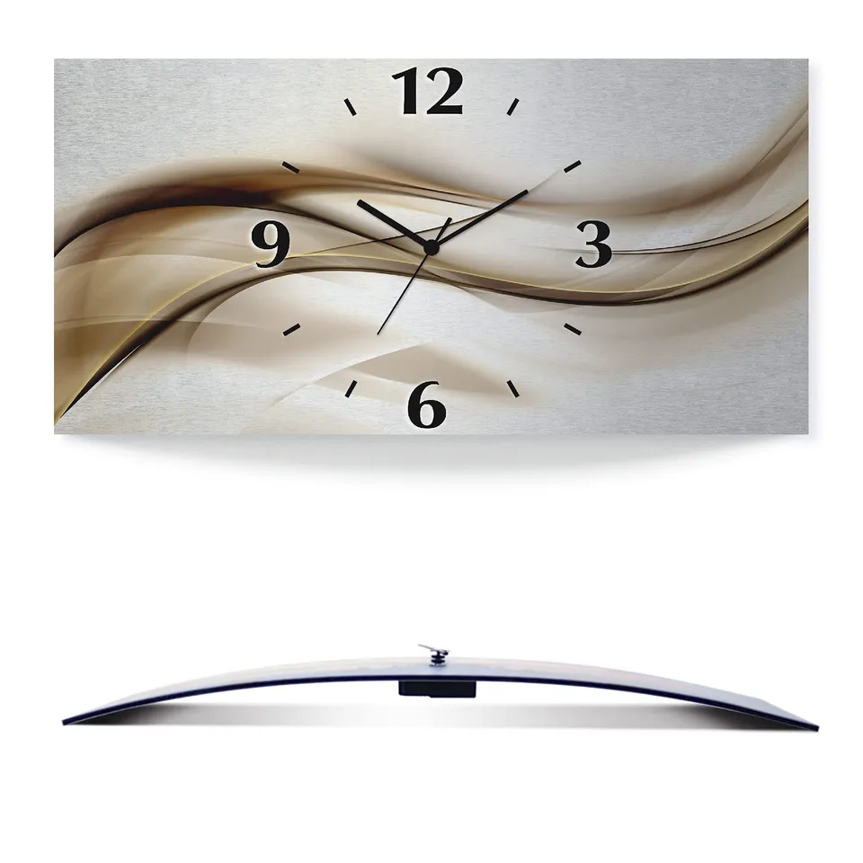 artland-wanduhren-t9li-wanduhr-50x25-cm-quarzuhr-welle image 1
