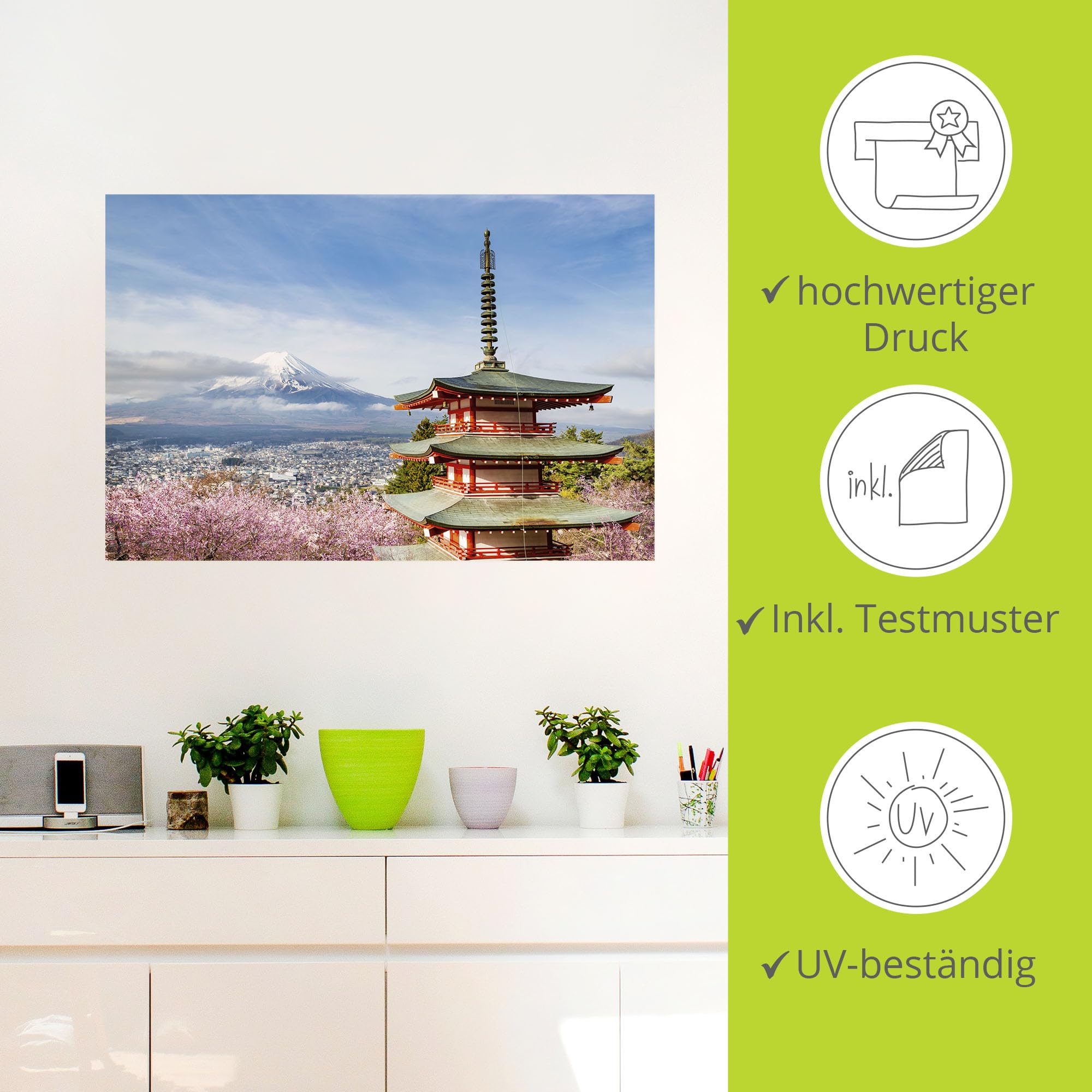 artland-fuji-chureito-pagode-wandtattoo-60x40-cm-u5gr image 2