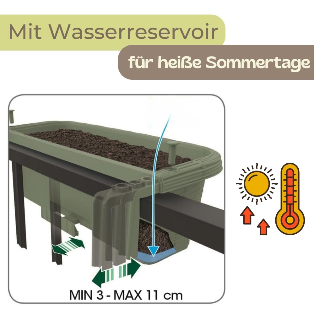 garpet-garten-blumenkasten-balkon-60cm-wei-2er-set-spalier image 6