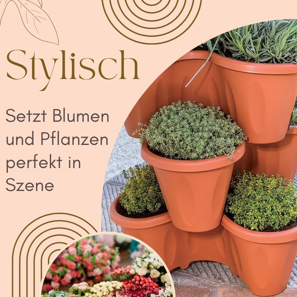 garpet-garten-pflanzturm-3er-set-s-ulentopf-terracotta-stapelbar image 3