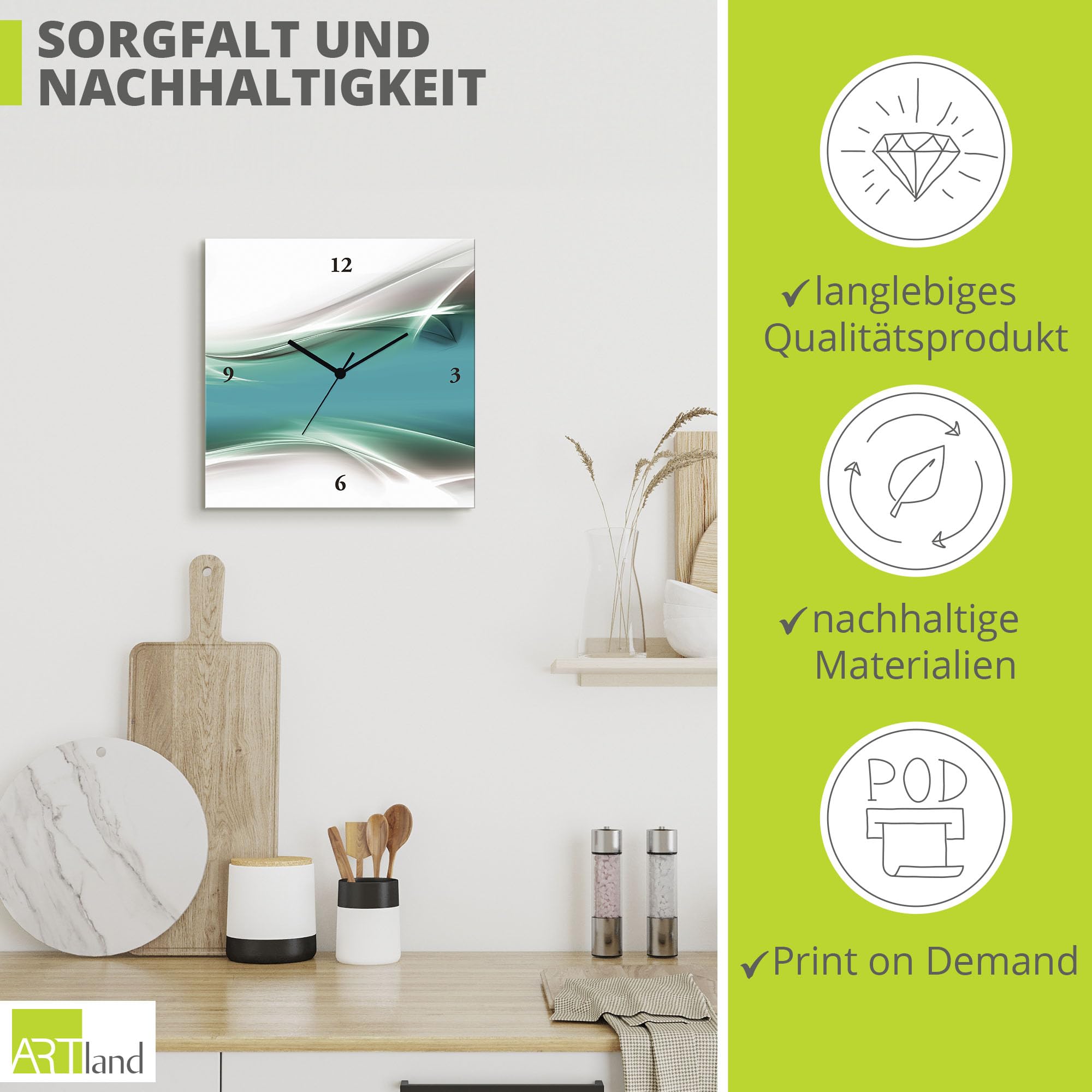 artland-wanduhren-funkuhr-30x30-cm-quadratisch-abstrakt-t9fa image 5