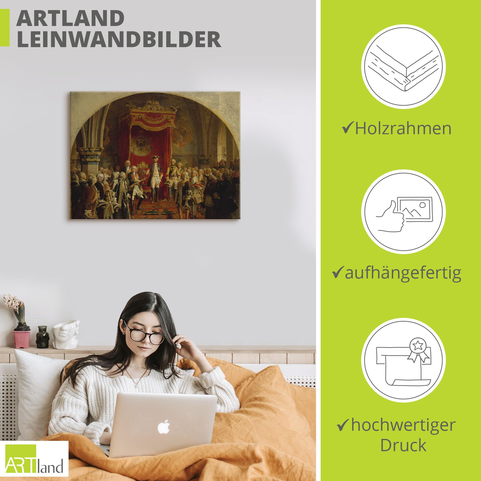 artland-leinwandbilder-leinwandbild-80x60-friedrich-der-gro-e image 3