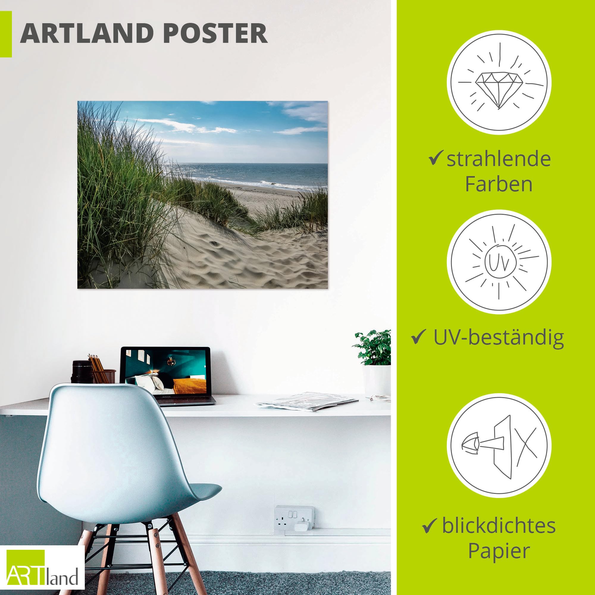 artland-strand-poster-80x60-cm-meer-maritim-t1oe image 3