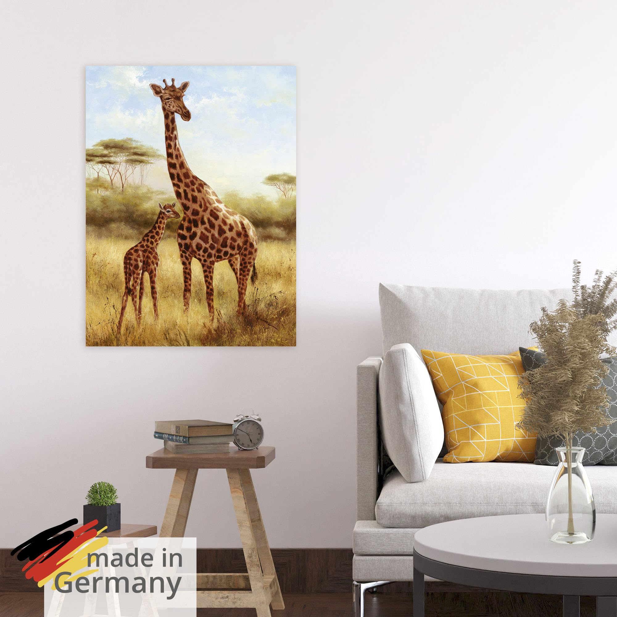artland-giraffe-poster-90x120-cm-tiermotiv image 4