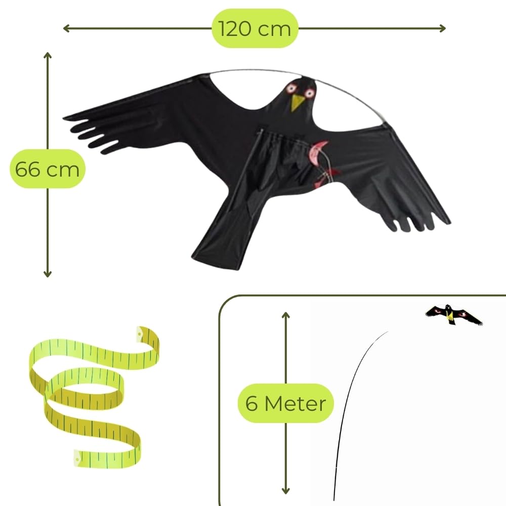 garpet-garten-vogelscheuche-drachen-falke-6-meter image 2