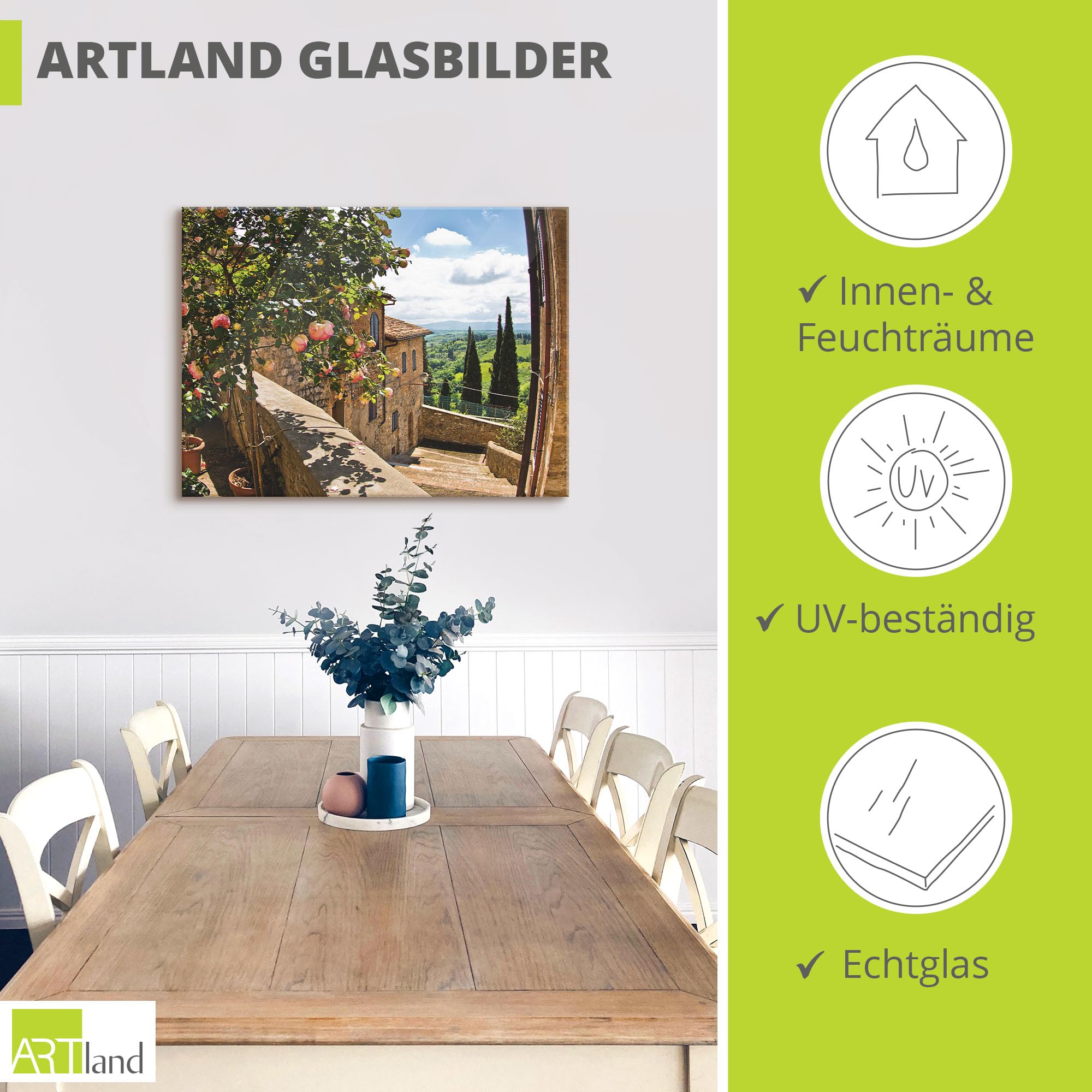 artland-glasbilder-toskana-glasbild-60-x-45-cm-rosen image 3