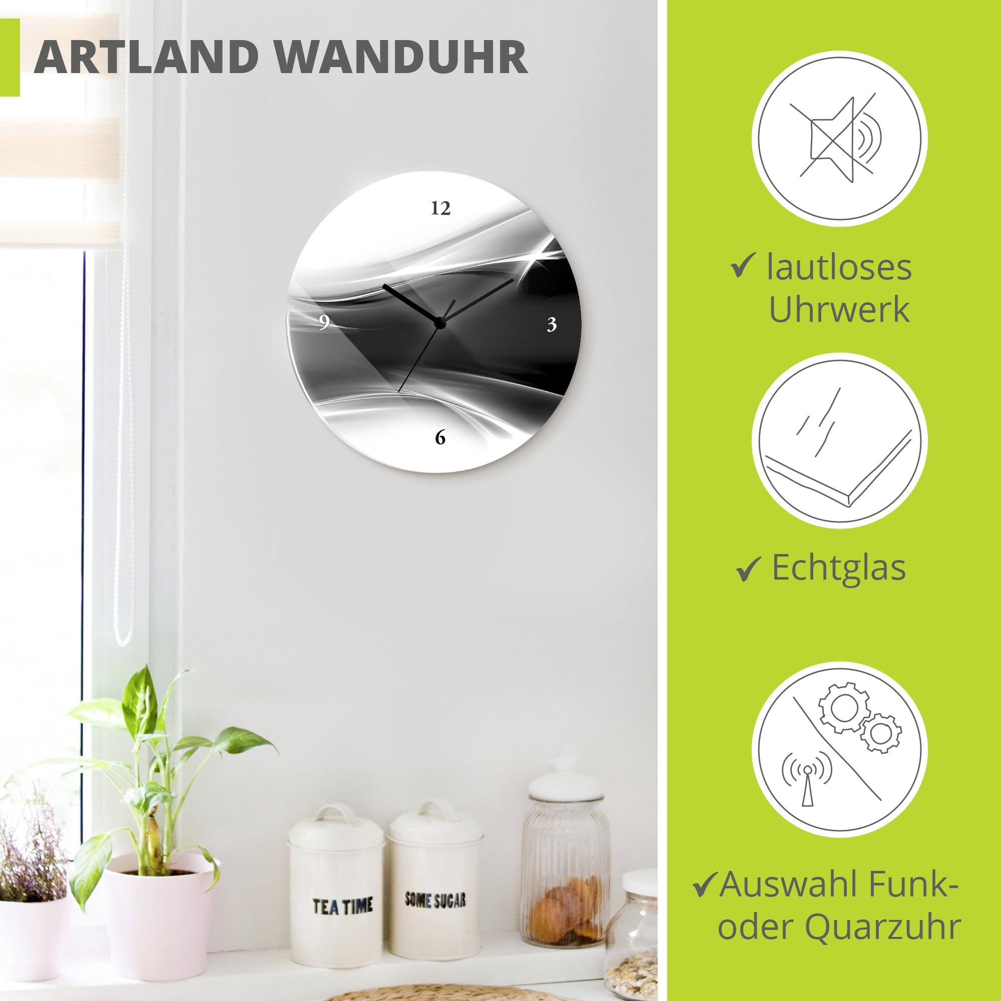 artland-wanduhren-abstrakt-funkuhr-30-cm-glas image 2