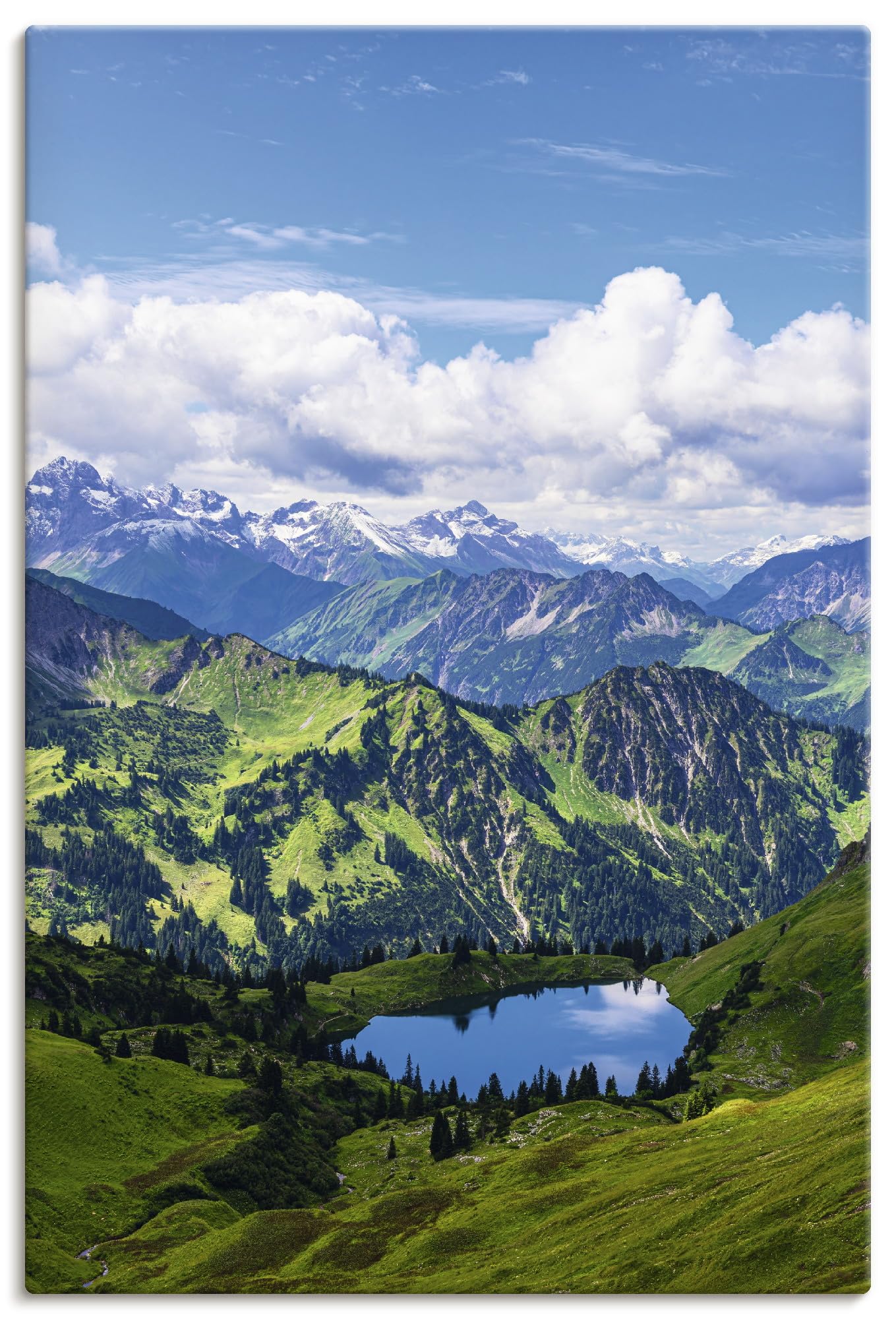 artland-leinwandbilder-herbst-am-bleder-see-leinwand-150x75-blau image 7