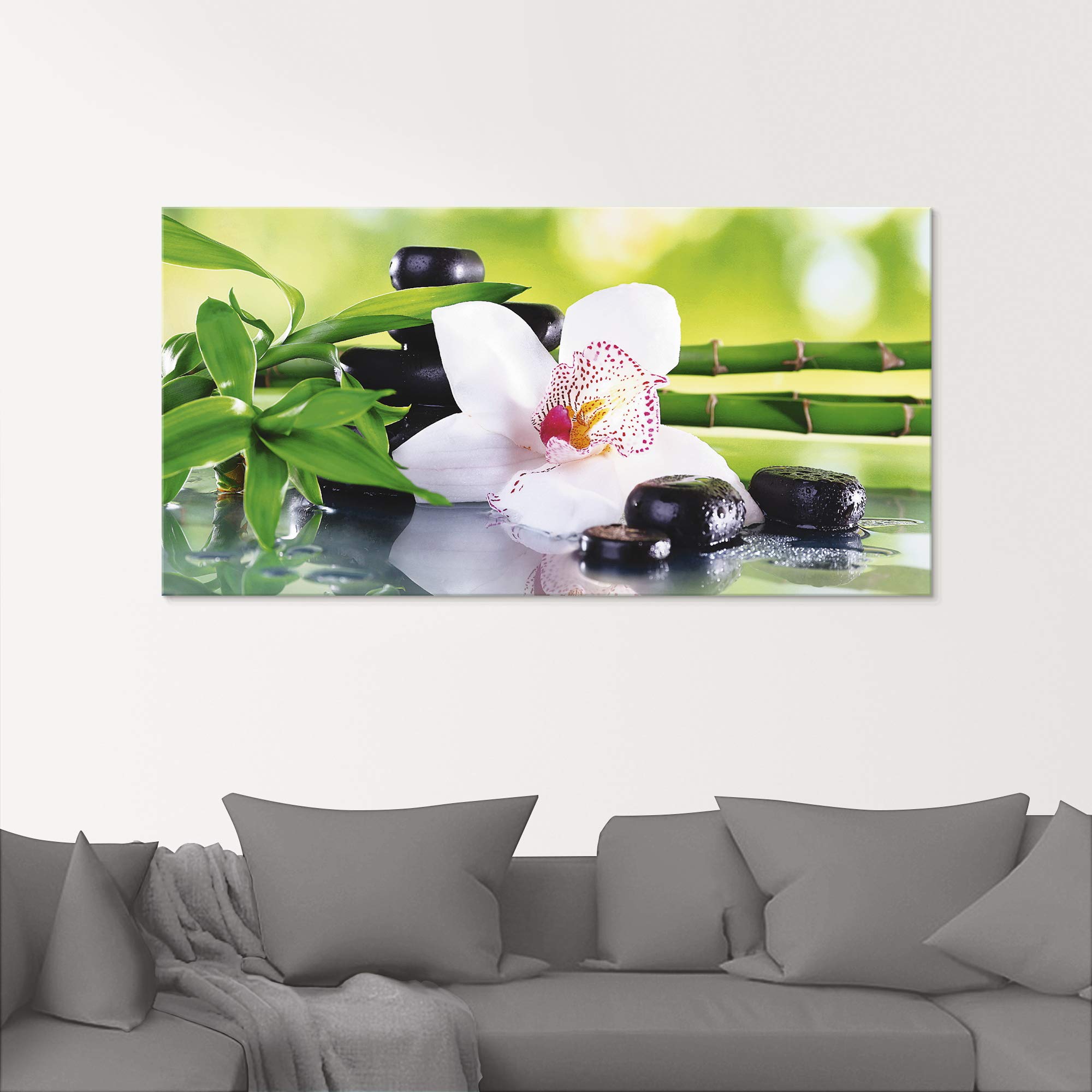 artland-glasbilder-zen-orchideen-glasbild-30x30-rosa image 5