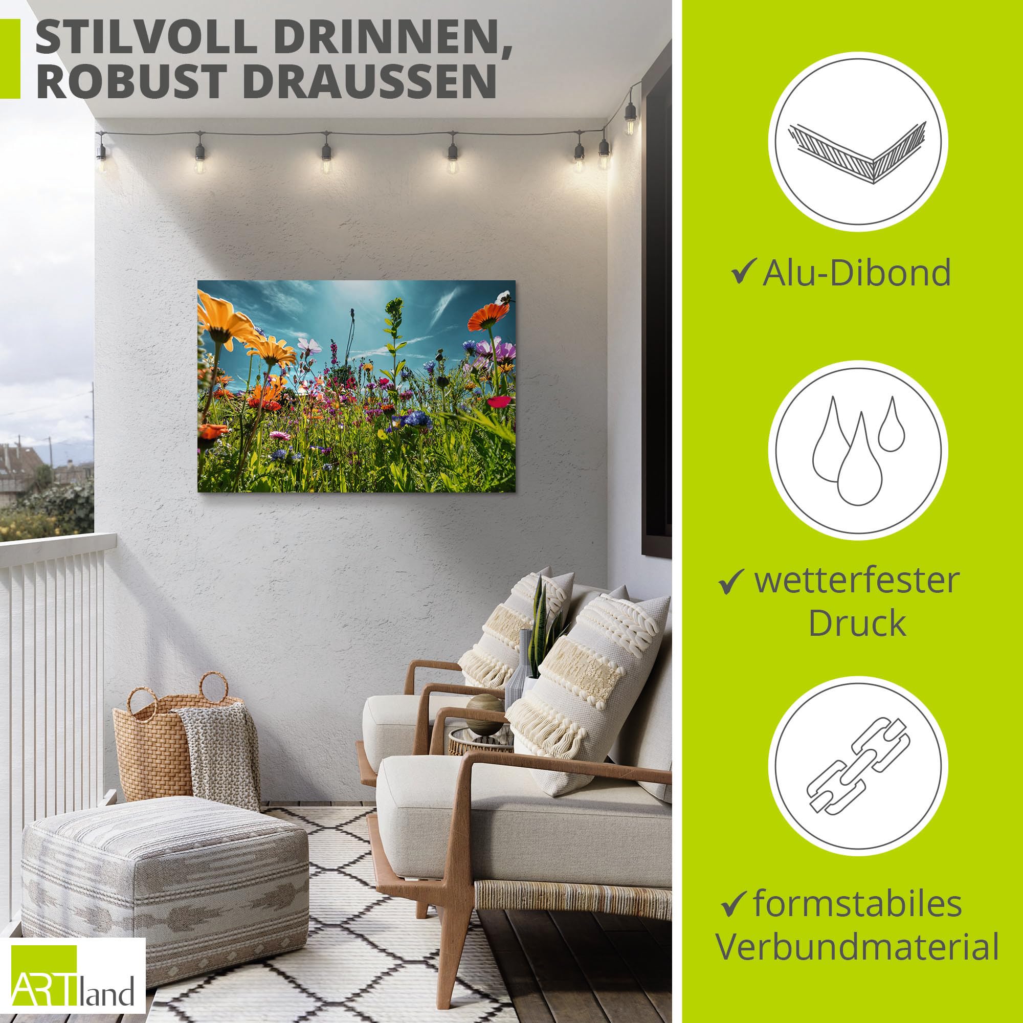 artland-alubilder-blumenfeld-alu-bild-60x40-cm-blumenwiese-outdoor image 2