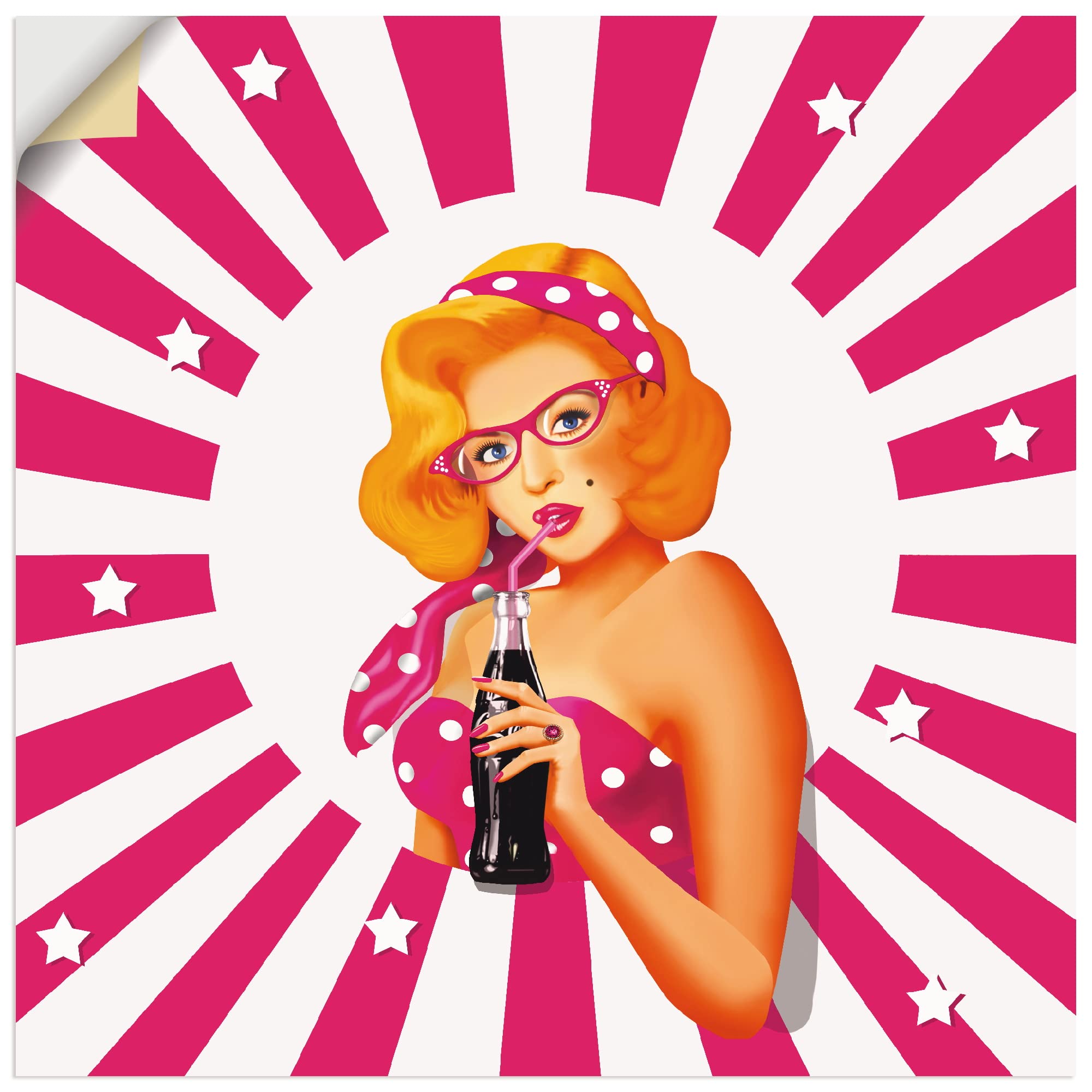 artland-wandaufkleber-elvis-presley-wandtattoo-60-x-80-cm-vinyl image 6